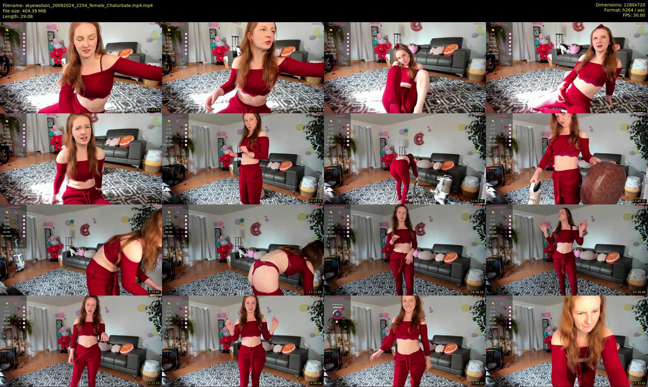 skyewatson — 30 minute Chaturbate female cam show recording, 720p, Sep 20, 2024