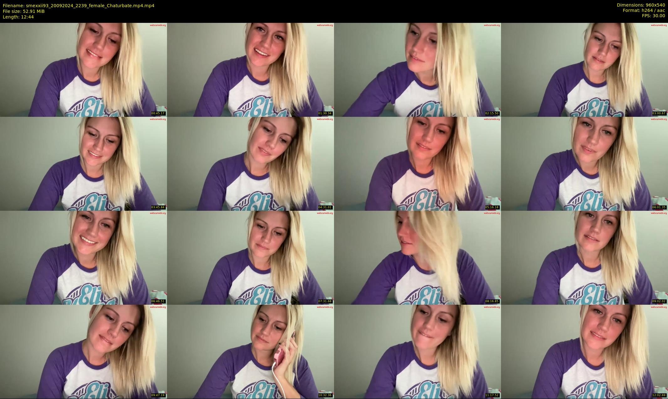 smexxii93 — 13 minute Chaturbate female cam show recording, 480p, Sep 20, 2024