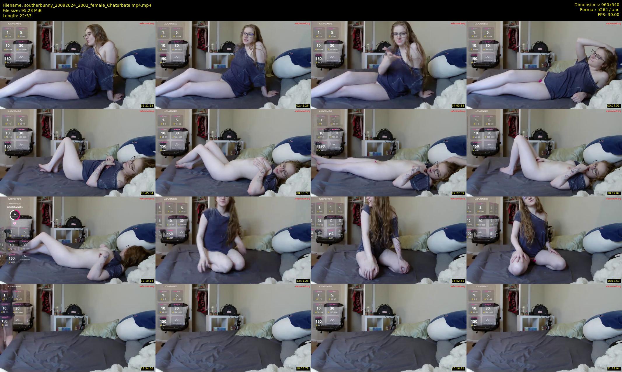 southerbunny — 23 minute Chaturbate female cam show recording, 480p, Sep 20, 2024