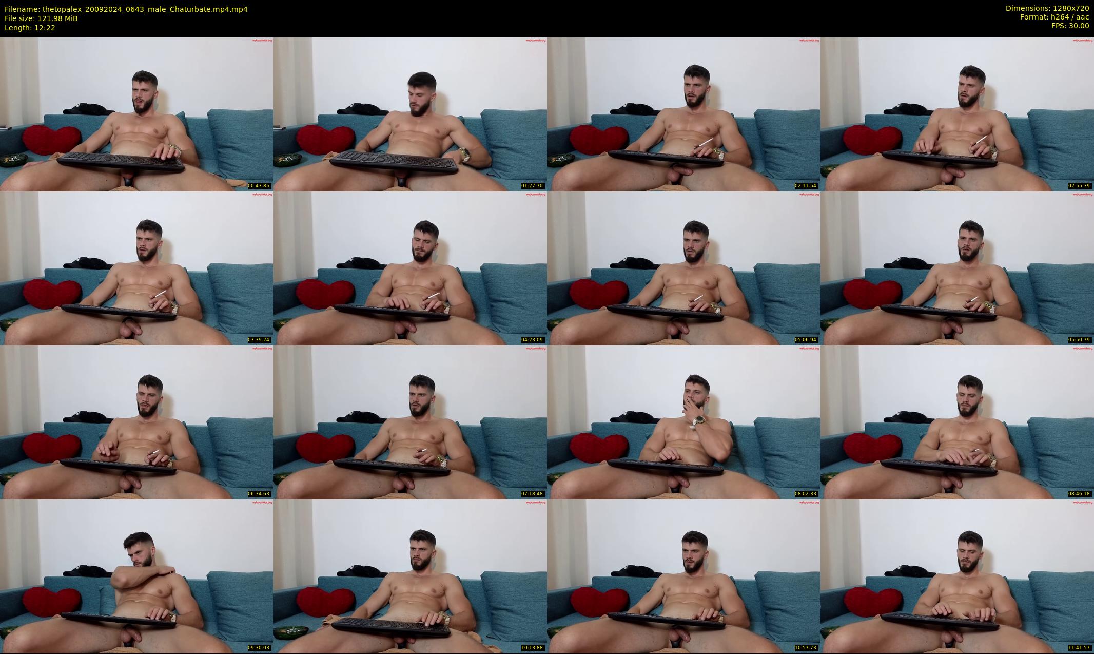 thetopalex — 13 minute Chaturbate male cam show recording, 720p, Sep 20, 2024