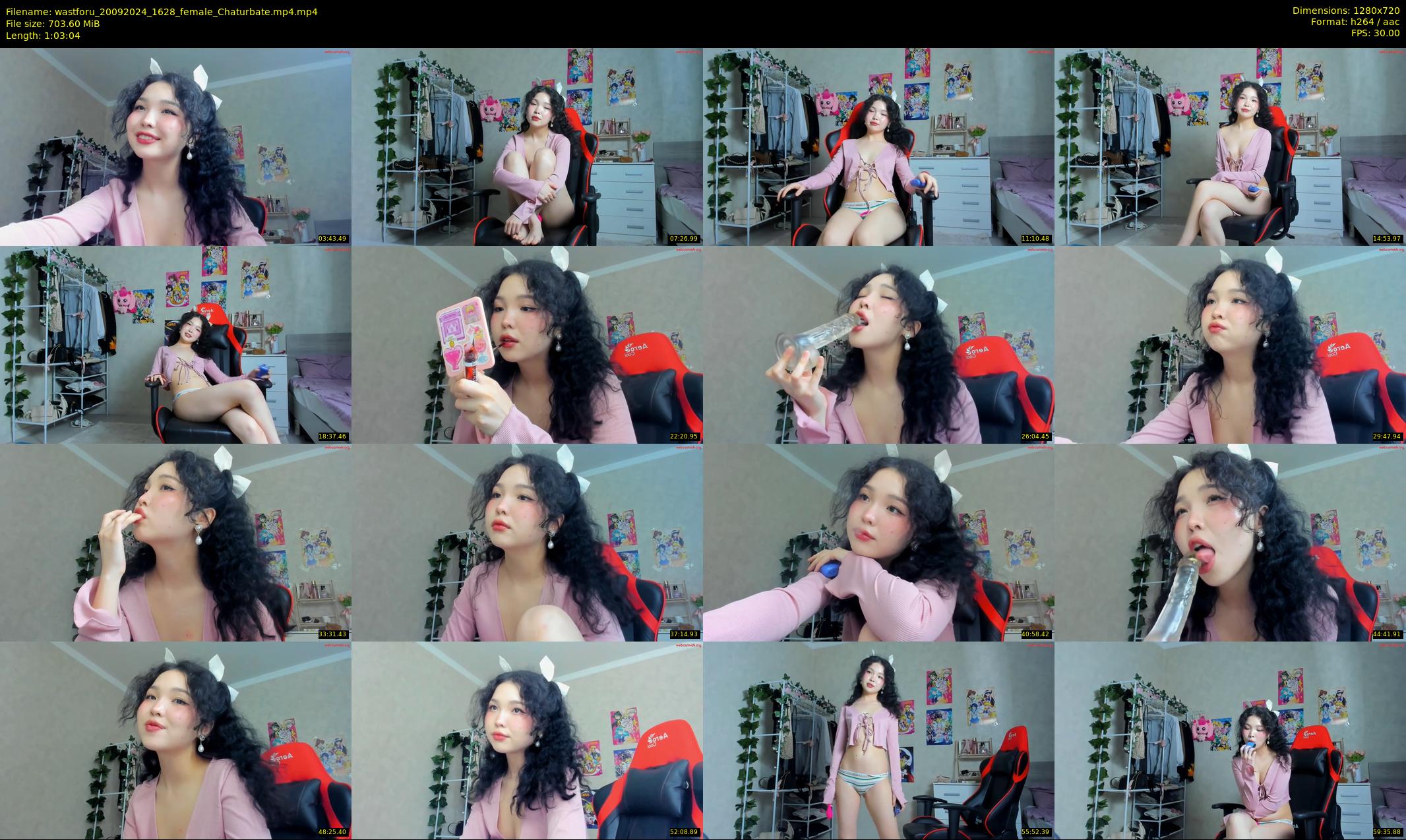 wastforu — 64 minute Chaturbate female cam show recording, 720p, Sep 20, 2024