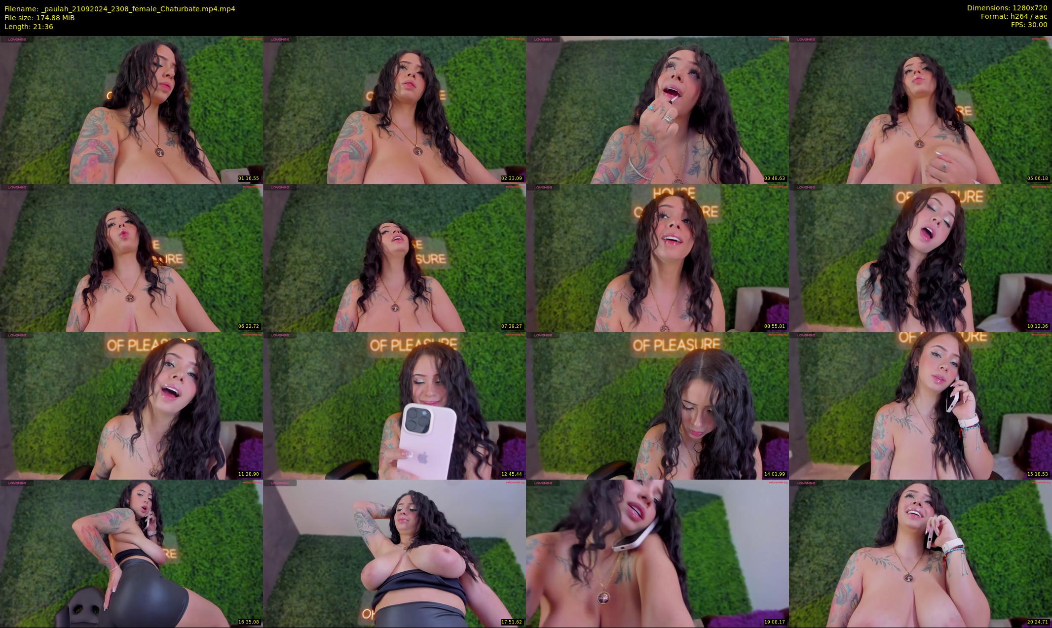 _paulah — 22 minute Chaturbate female cam show recording, 720p, Sep 21, 2024