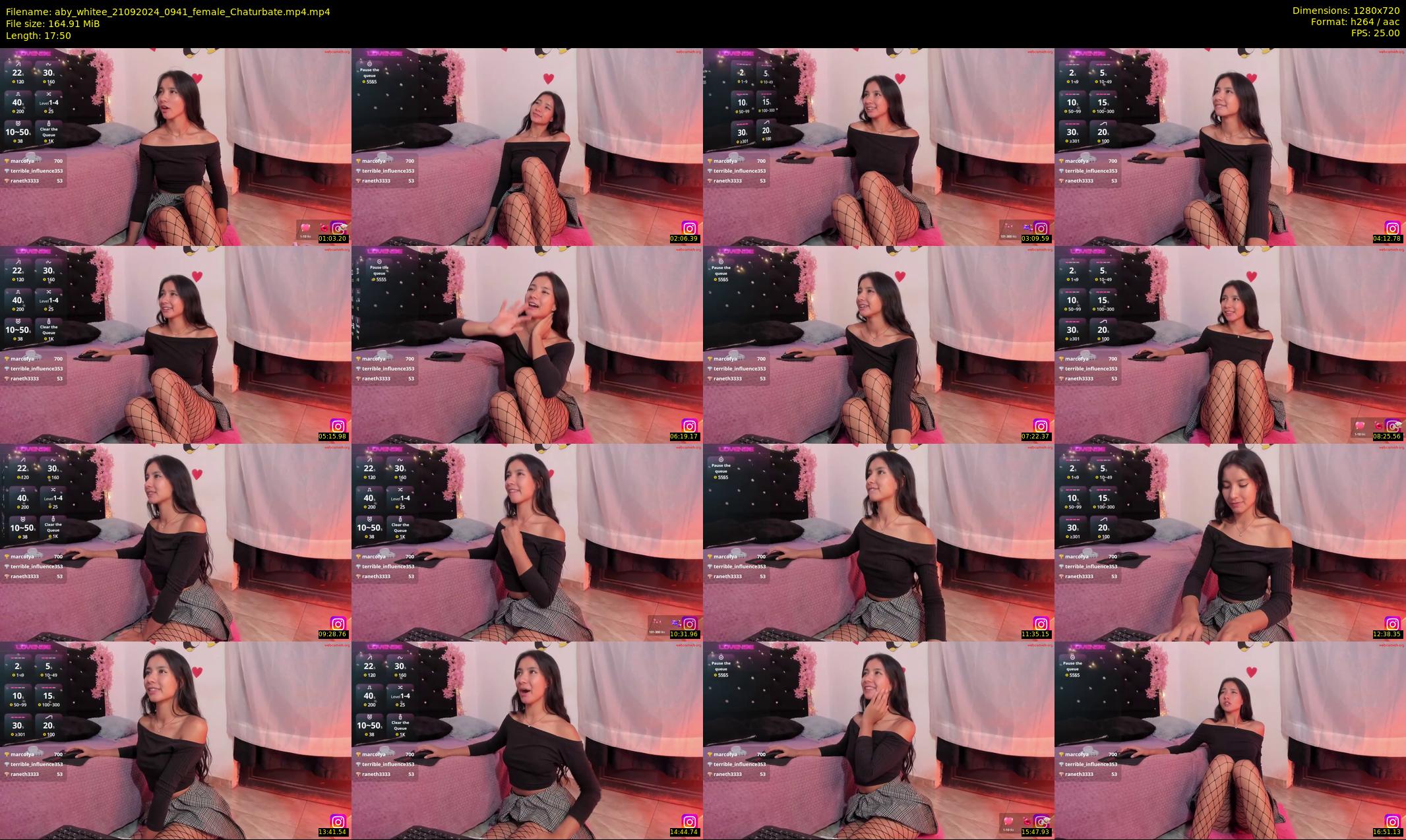 aby_whitee — 18 minute Chaturbate female cam show recording, 720p, Sep 21, 2024