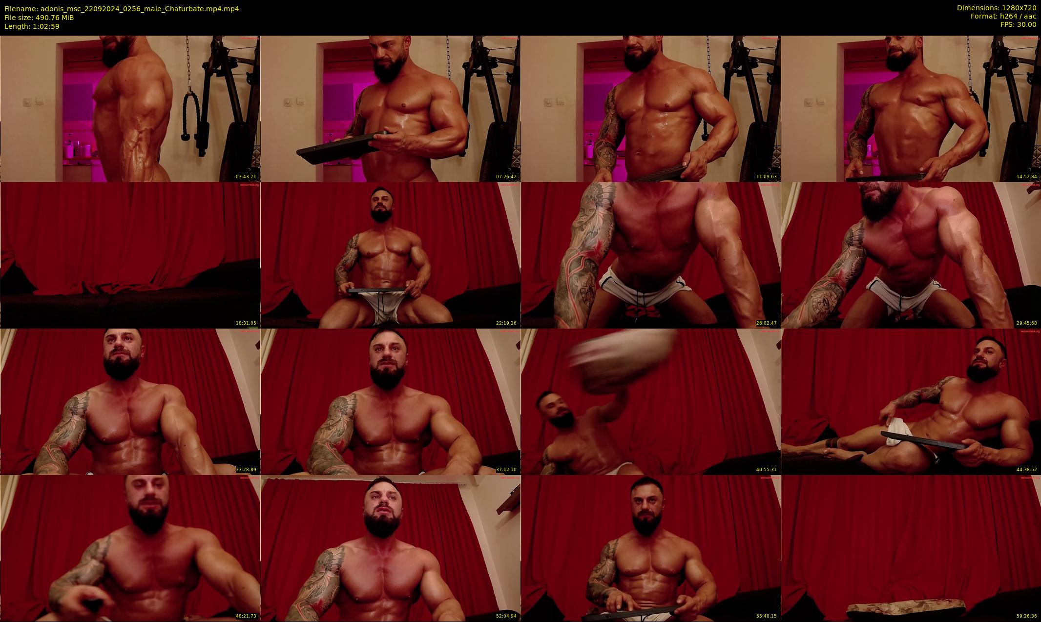 adonis_msc — 63 minute Chaturbate male cam show recording, 720p, Sep 22, 2024