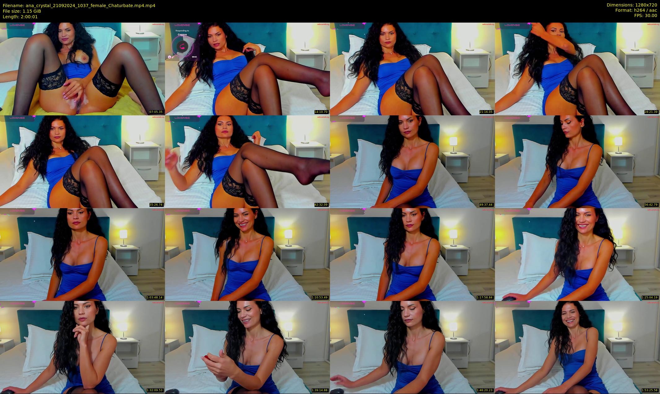 ana_crystal — 121 minute Chaturbate female cam show recording, 720p, Sep 21, 2024