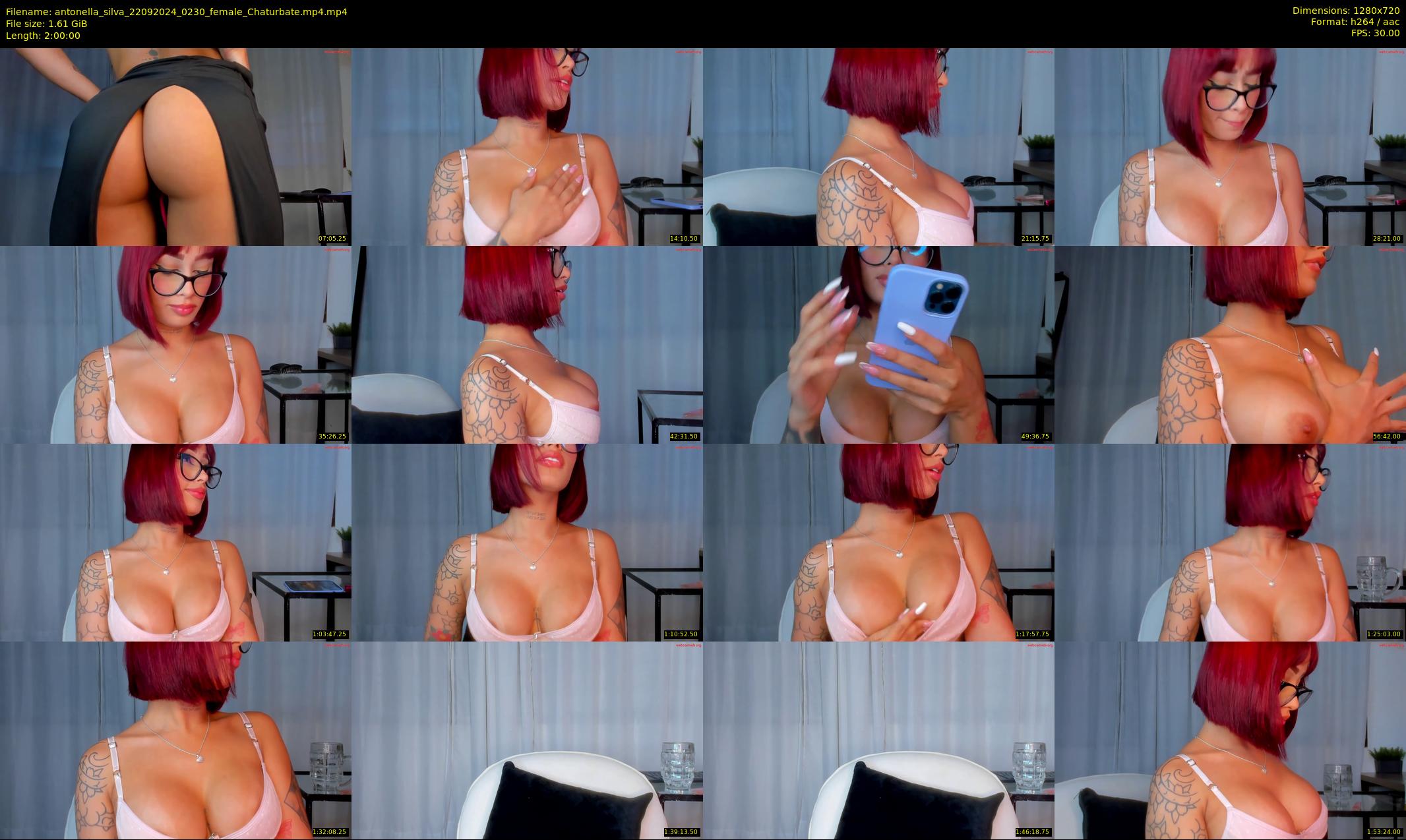 antonella_silva — 120 minute Chaturbate female cam show recording, 720p, Sep 22, 2024