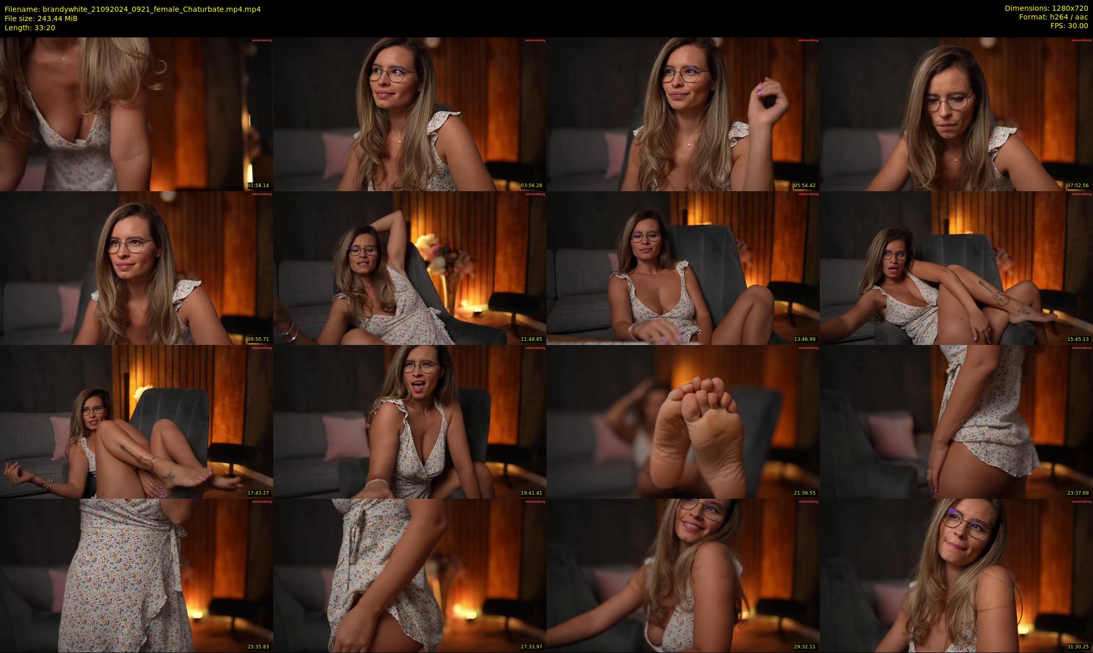 brandywhite — 34 minute Chaturbate female cam show recording, 720p, Sep 21, 2024