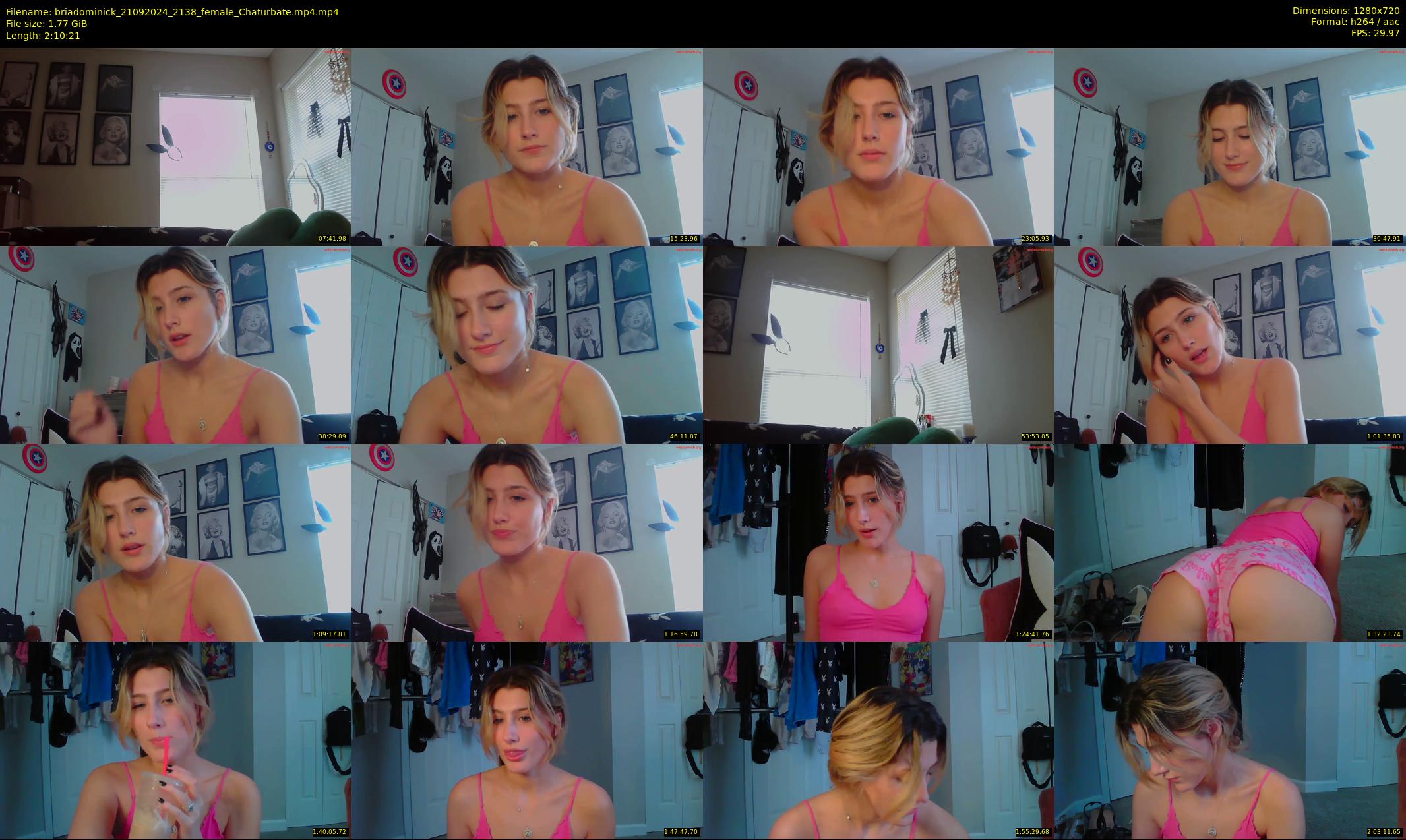 briadominick — 131 minute Chaturbate couple cam show recording, 720p, Sep 21, 2024