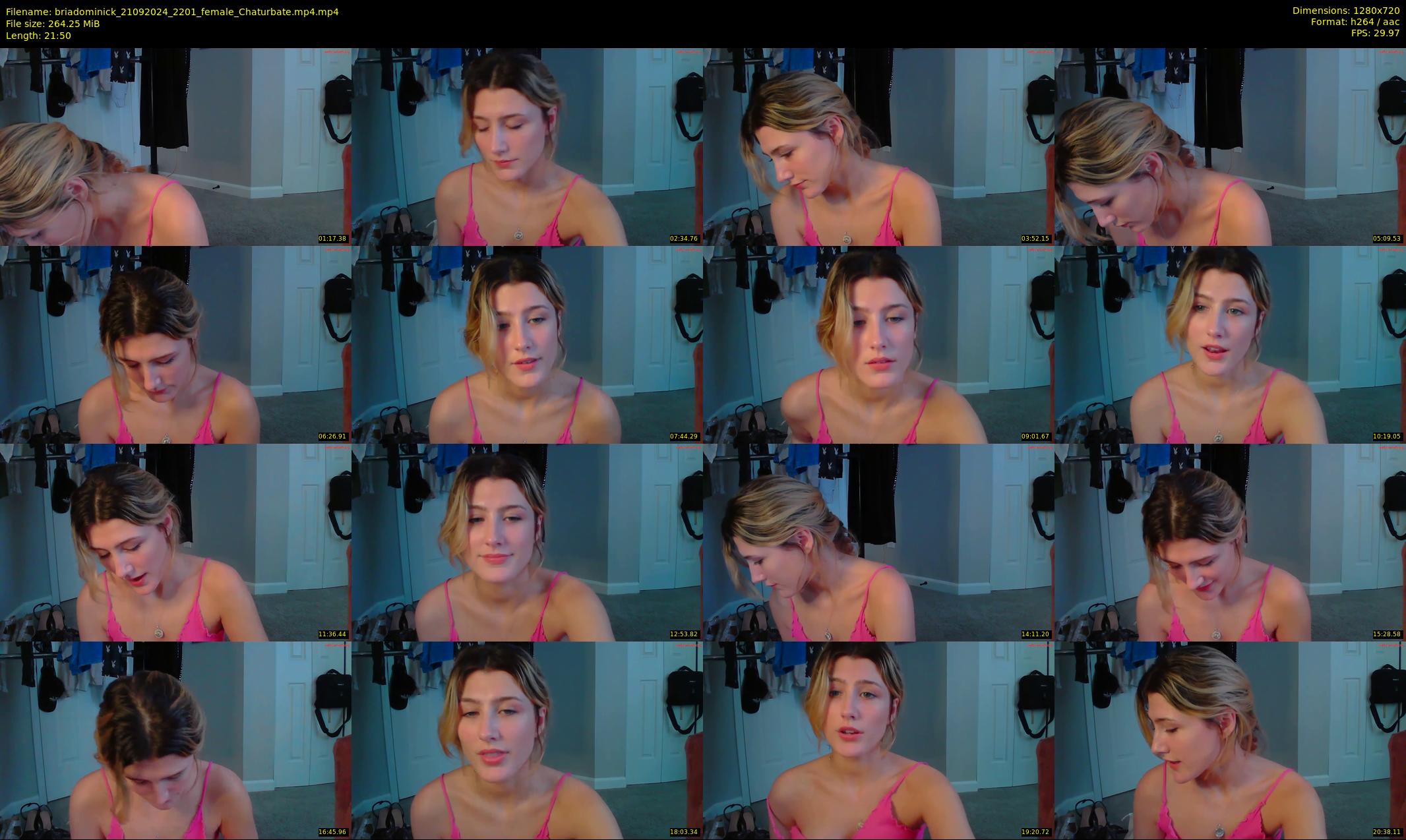 briadominick — 22 minute Chaturbate couple cam show recording, 720p, Sep 21, 2024