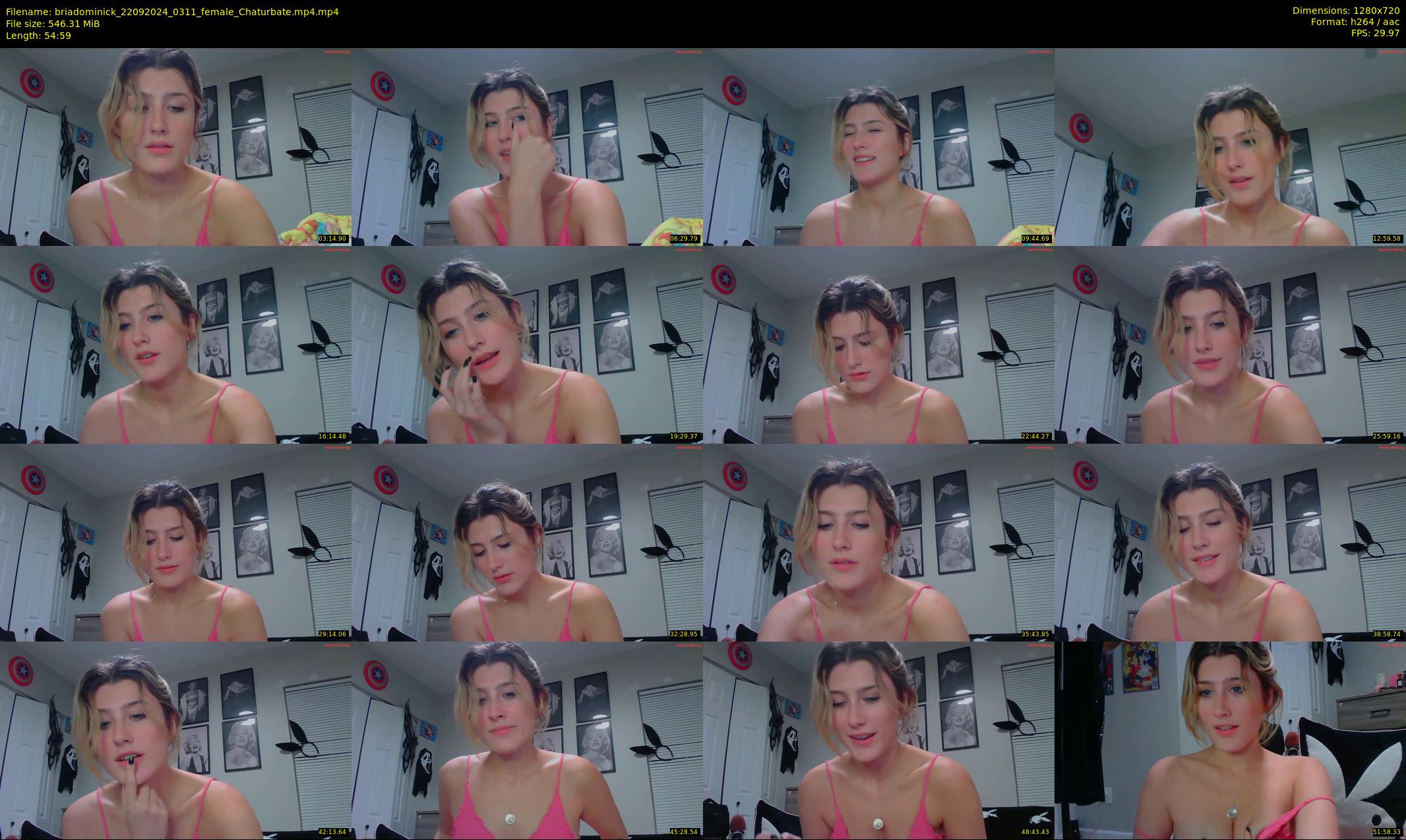 briadominick — 55 minute Chaturbate couple cam show recording, 720p, Sep 22, 2024