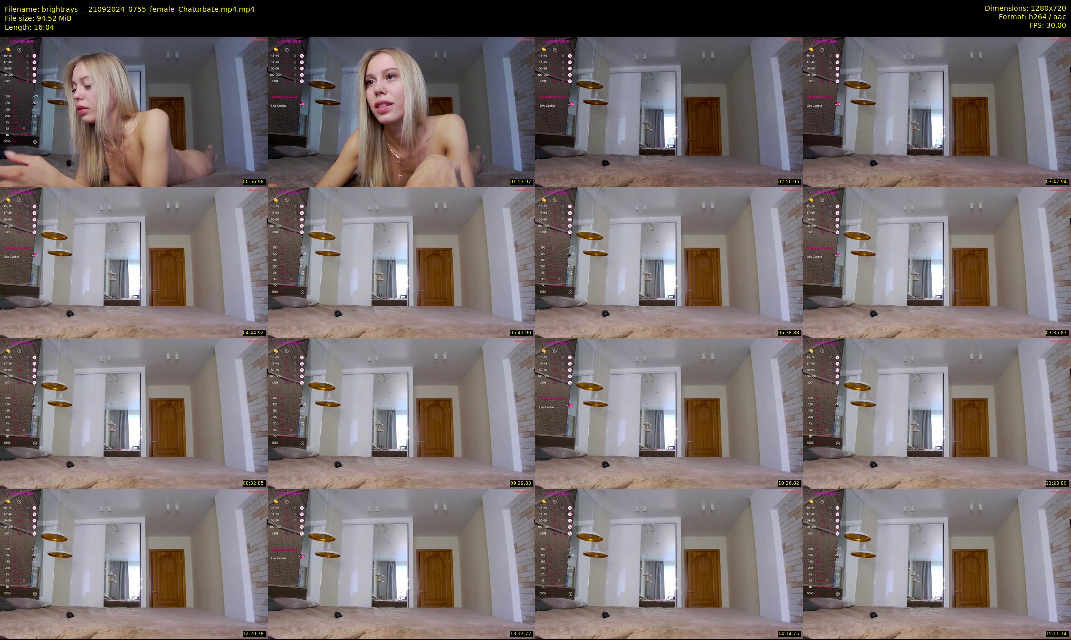 brightrays__ — 17 minute Chaturbate female cam show recording, 720p, Sep 21, 2024