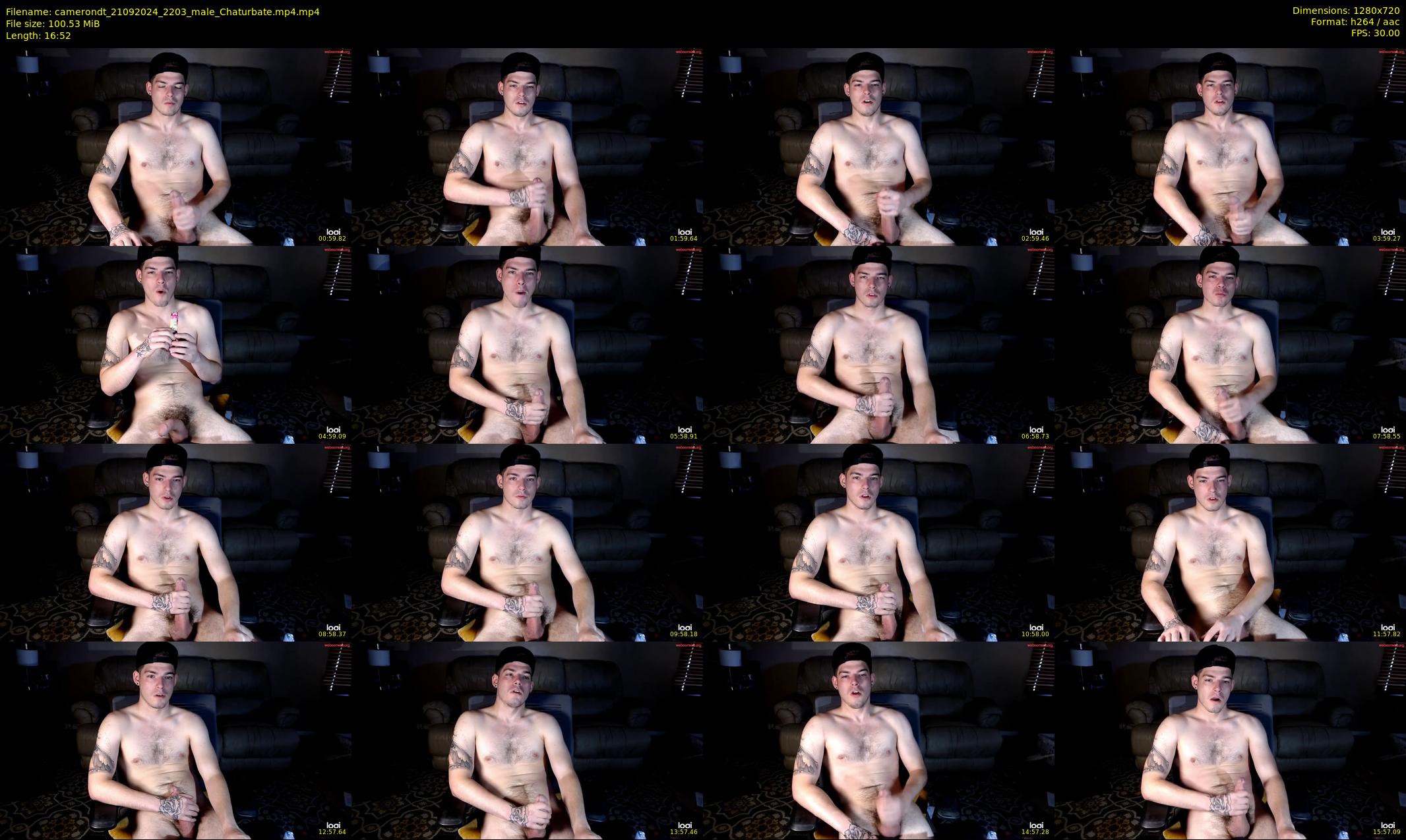 camerondt — 17 minute Chaturbate male cam show recording, 720p, Sep 21, 2024