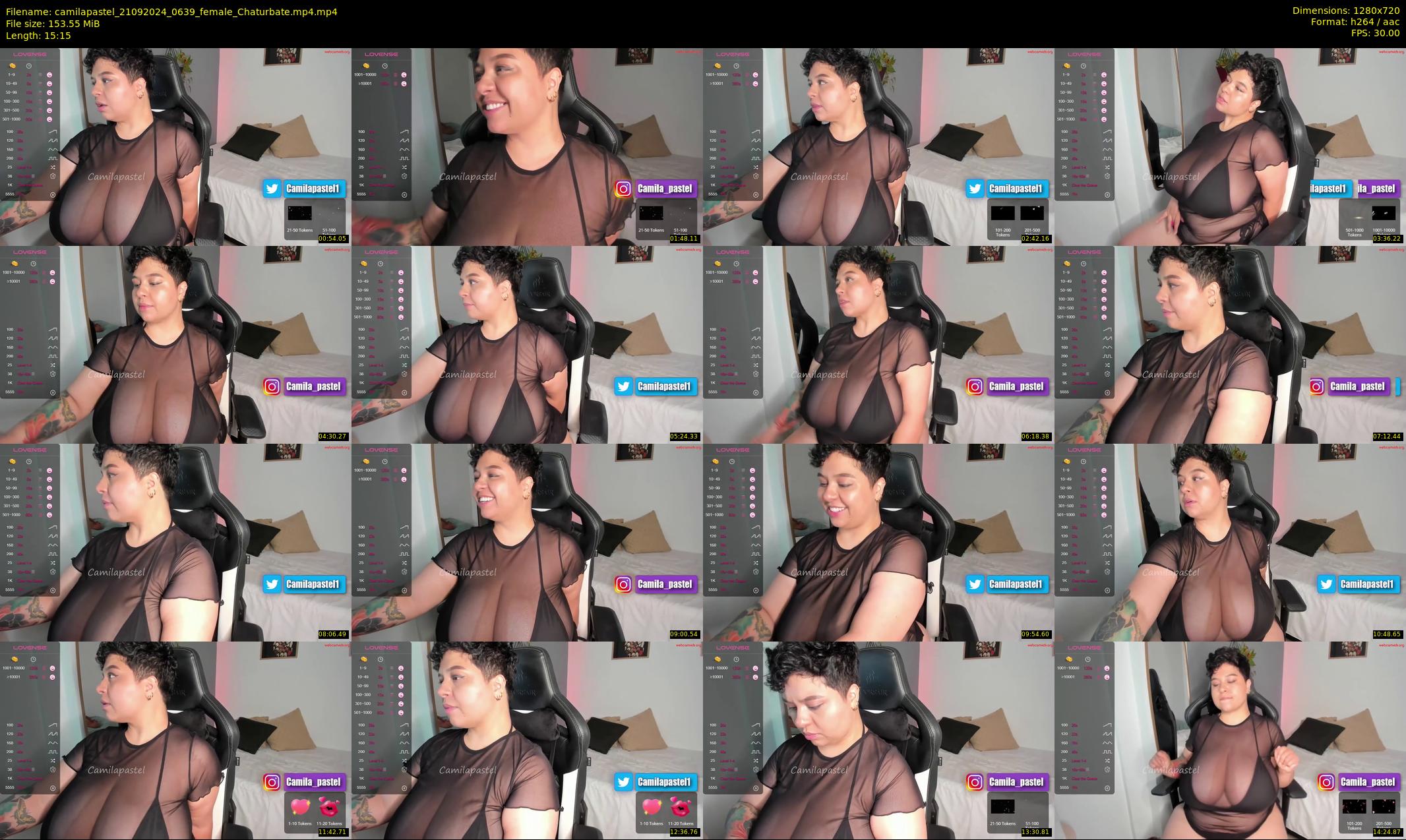 camilapastel — 16 minute Chaturbate female cam show recording, 720p, Sep 21, 2024