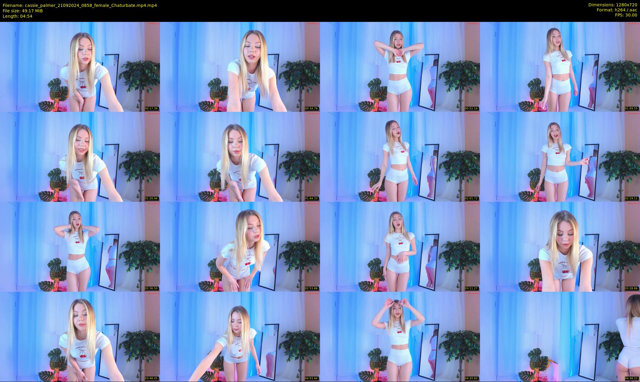 cassie_palmer — 5 minute Chaturbate female cam show recording, 720p, Sep 21, 2024