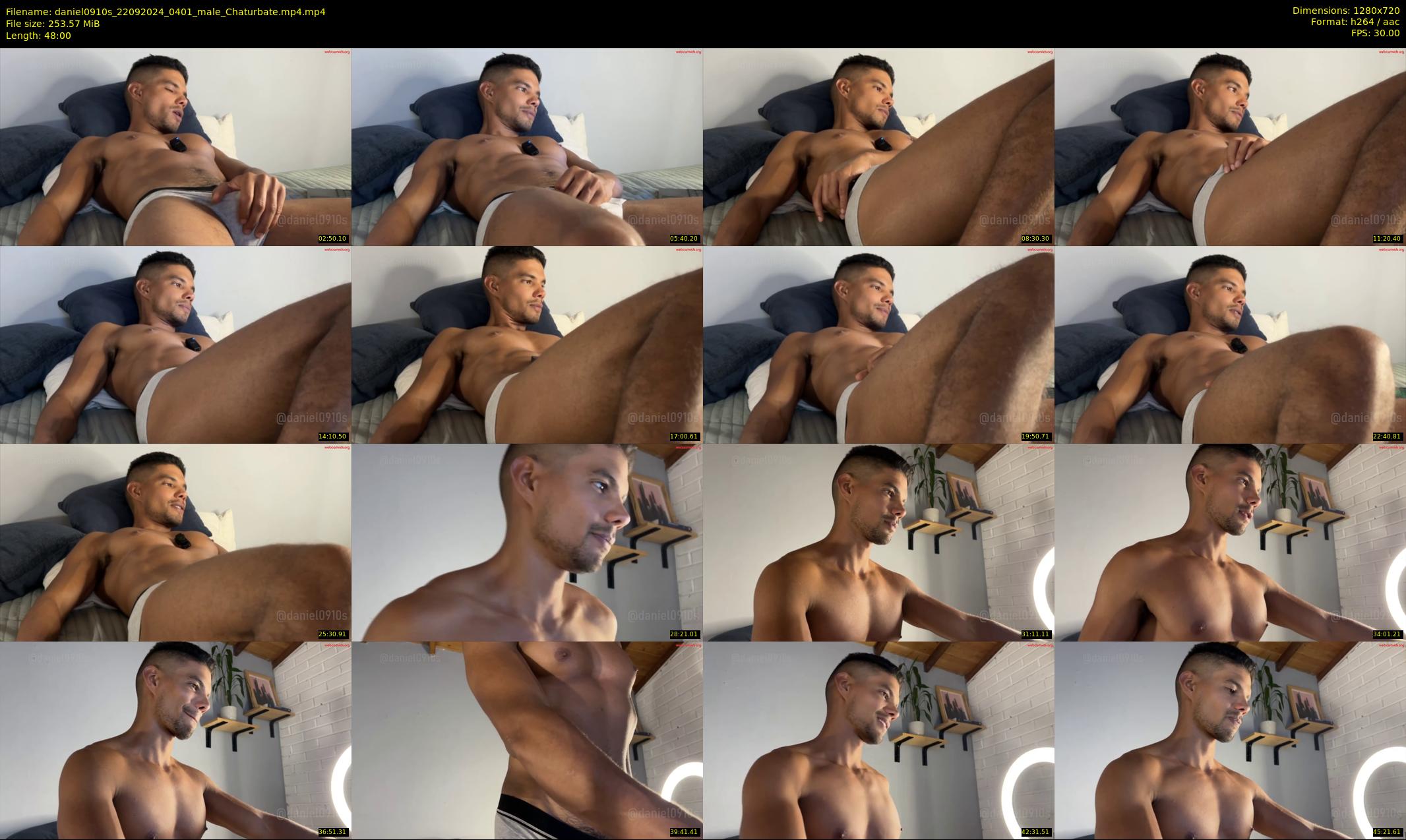 daniel0910s — 48 minute Chaturbate male cam show recording, 720p, Sep 22, 2024