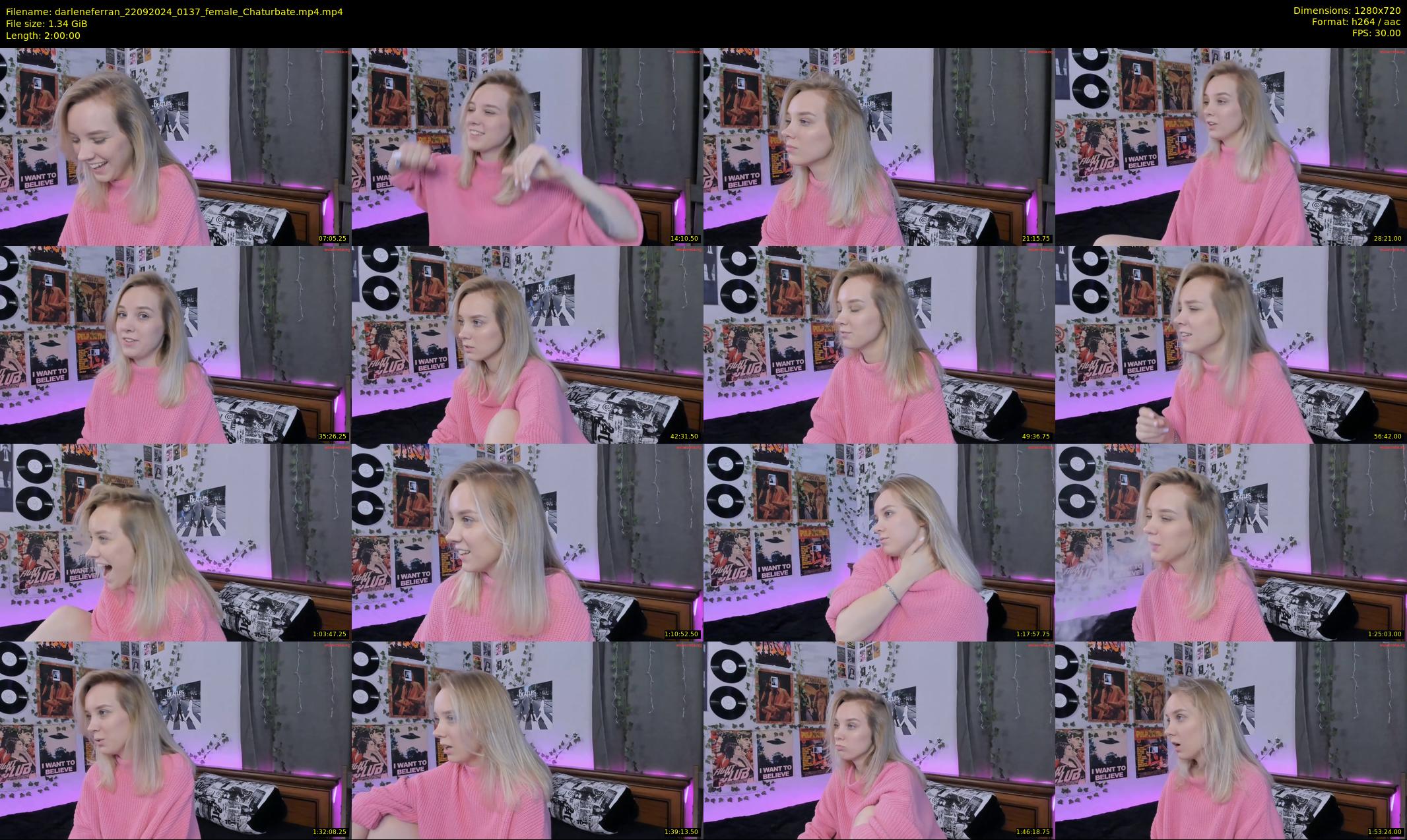 darleneferran — 120 minute Chaturbate female cam show recording, 720p, Sep 22, 2024