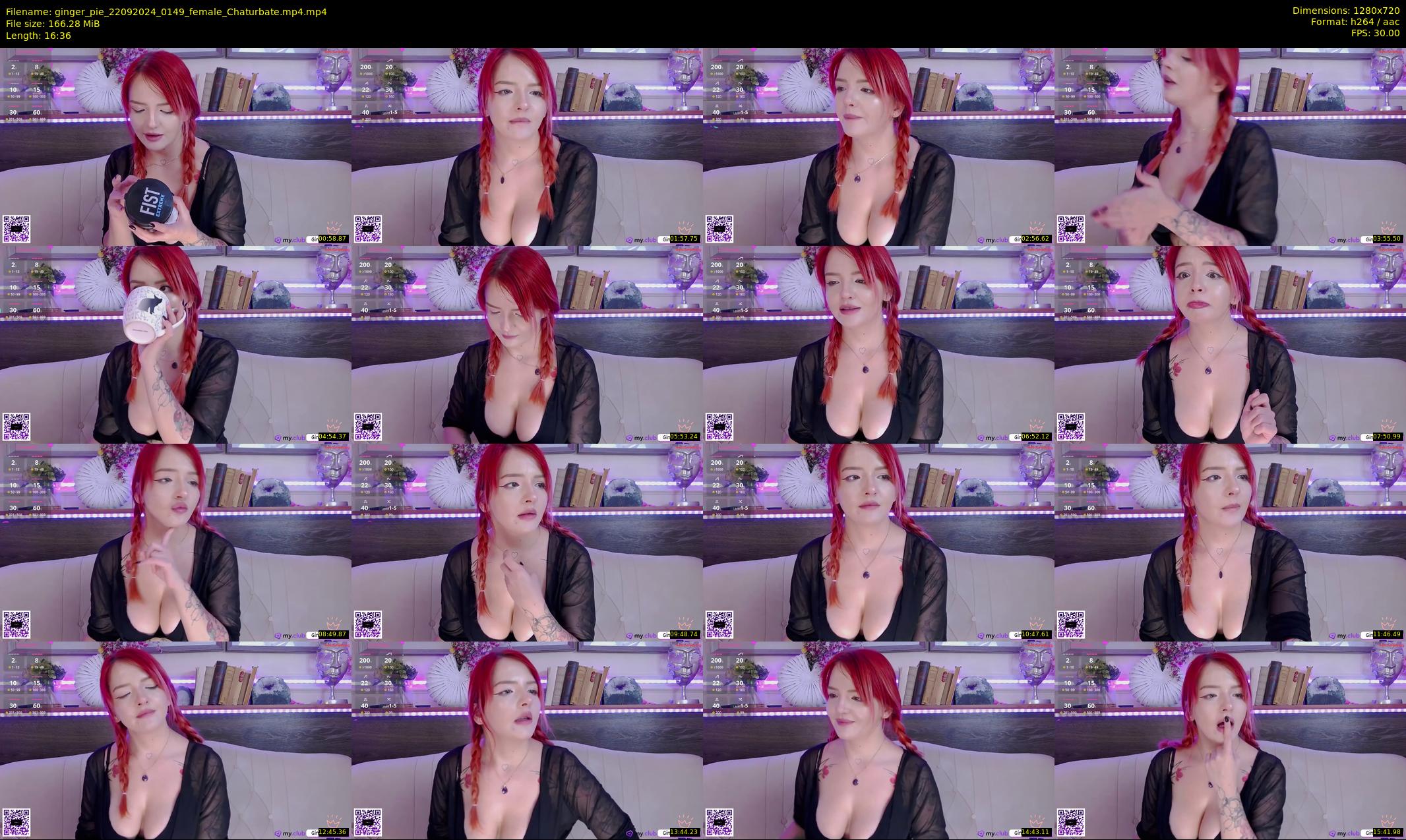 ginger_pie — 17 minute Chaturbate female cam show recording, 720p, Sep 22, 2024