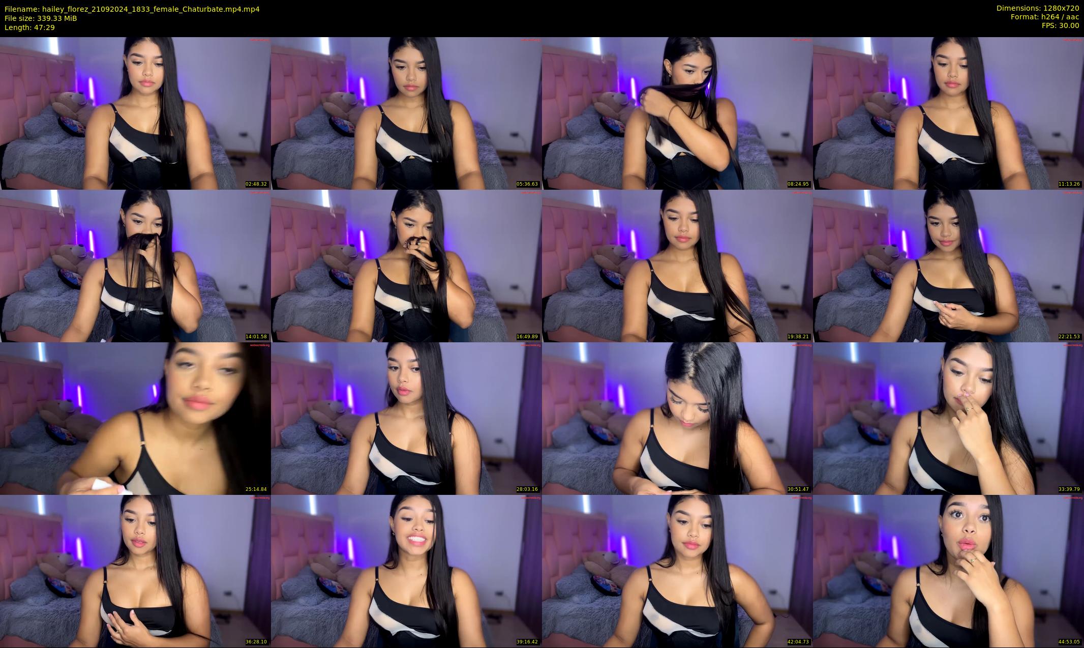 hailey_florez — 48 minute Chaturbate female cam show recording, 720p, Sep 21, 2024