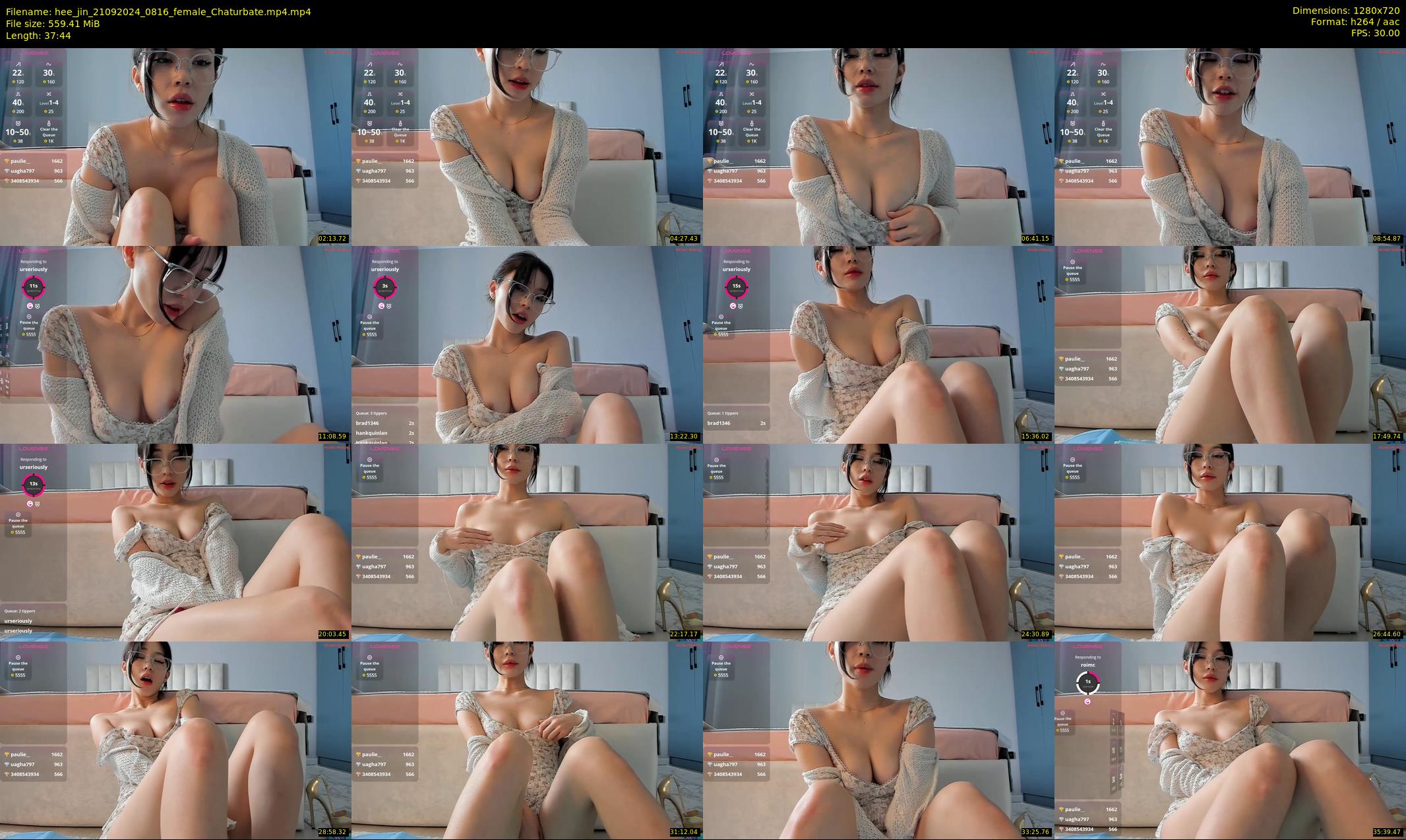 hee_jin — 38 minute Chaturbate female cam show recording, 720p, Sep 21, 2024