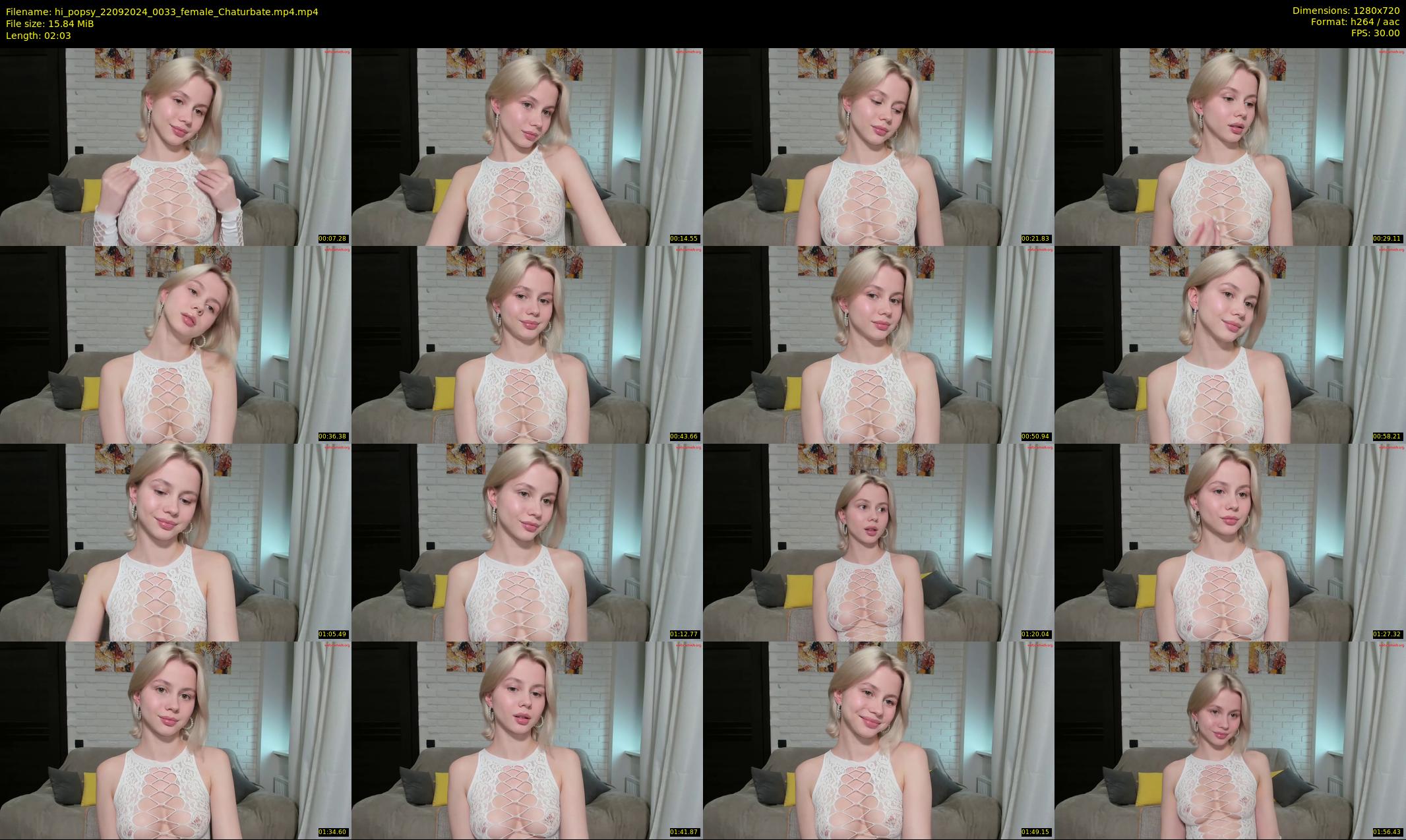 hi_popsy — 3 minute Chaturbate female cam show recording, 720p, Sep 22, 2024