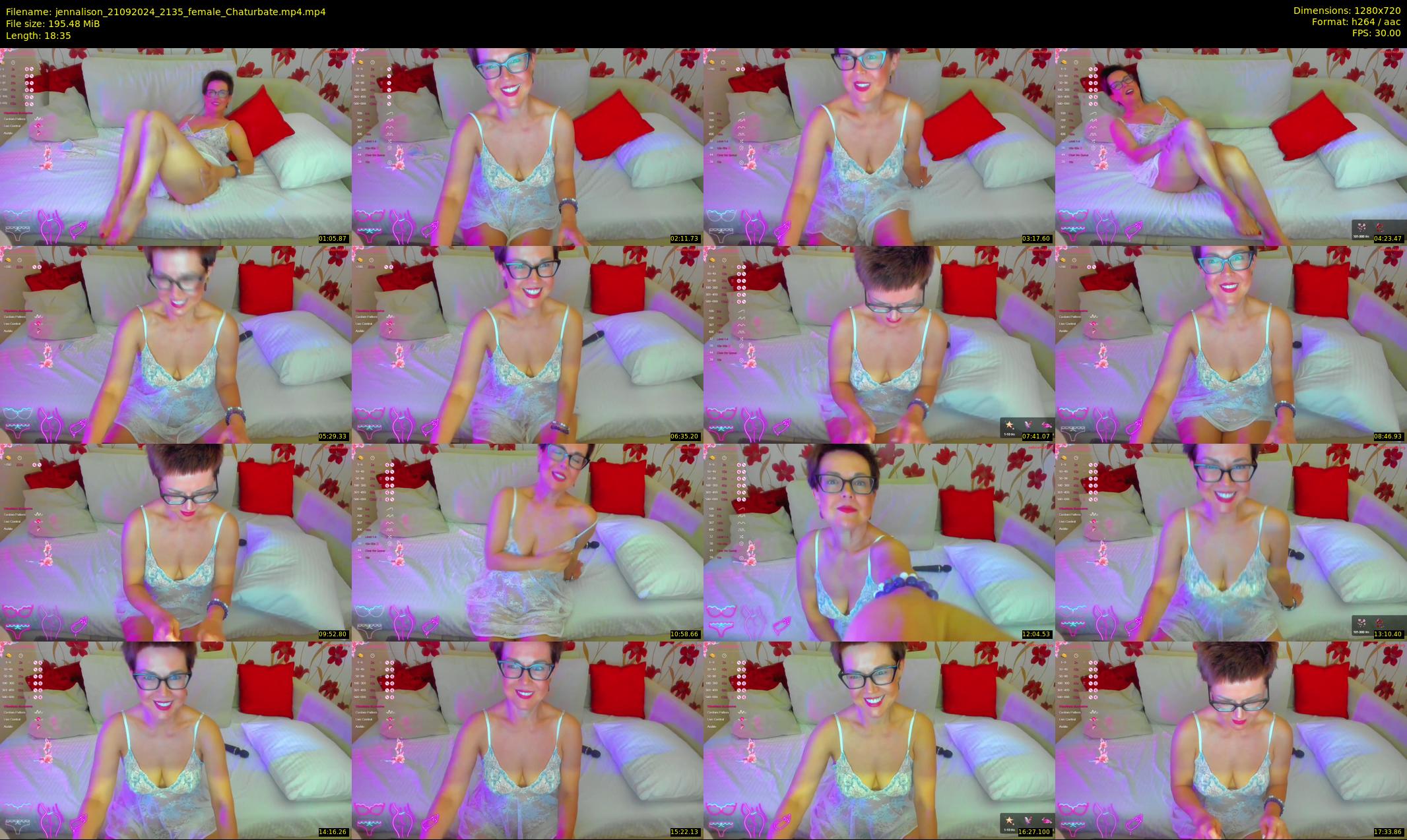 jennalison — 19 minute Chaturbate female cam show recording, 720p, Sep 21, 2024