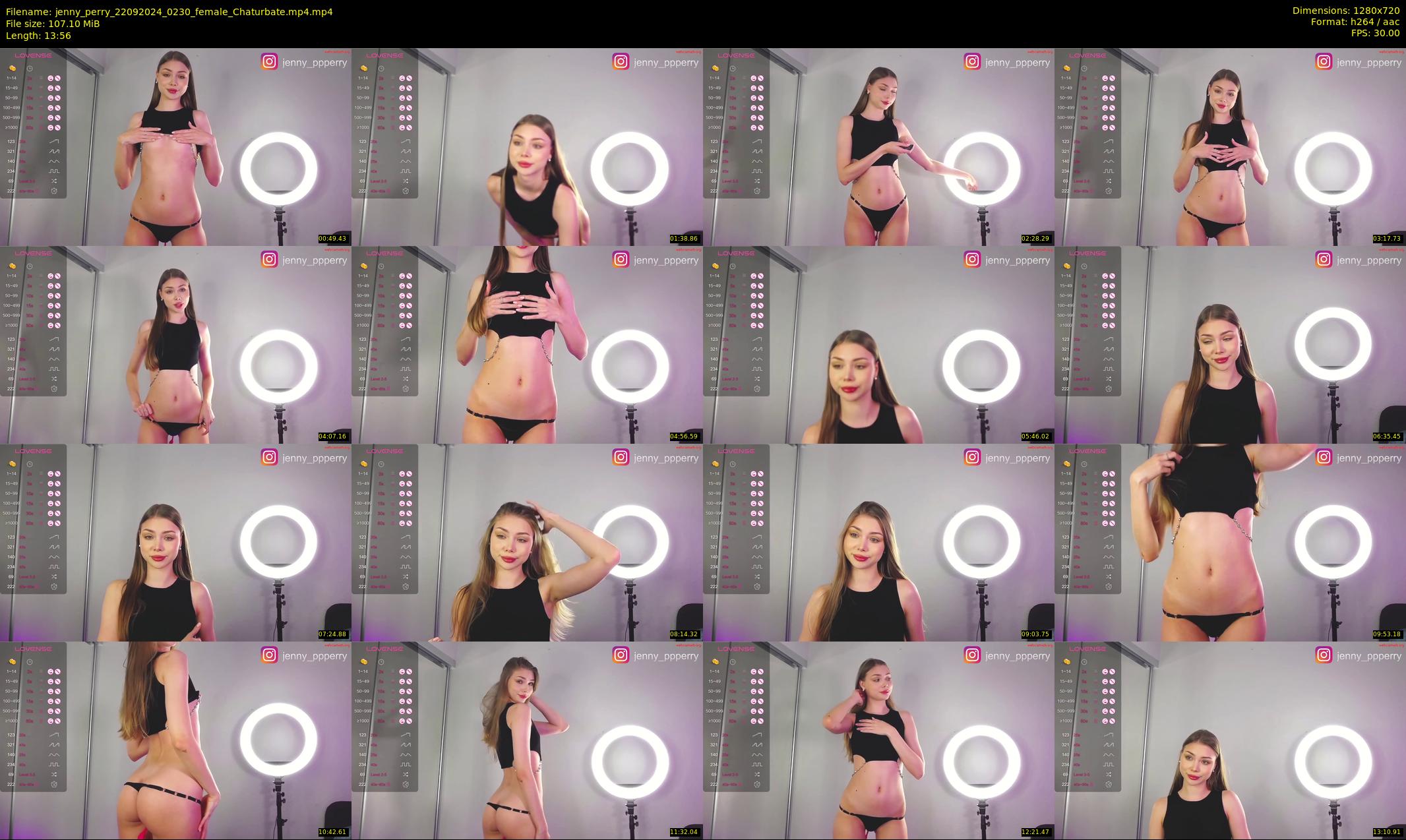 jenny_perry — 14 minute Chaturbate female cam show recording, 720p, Sep 22, 2024