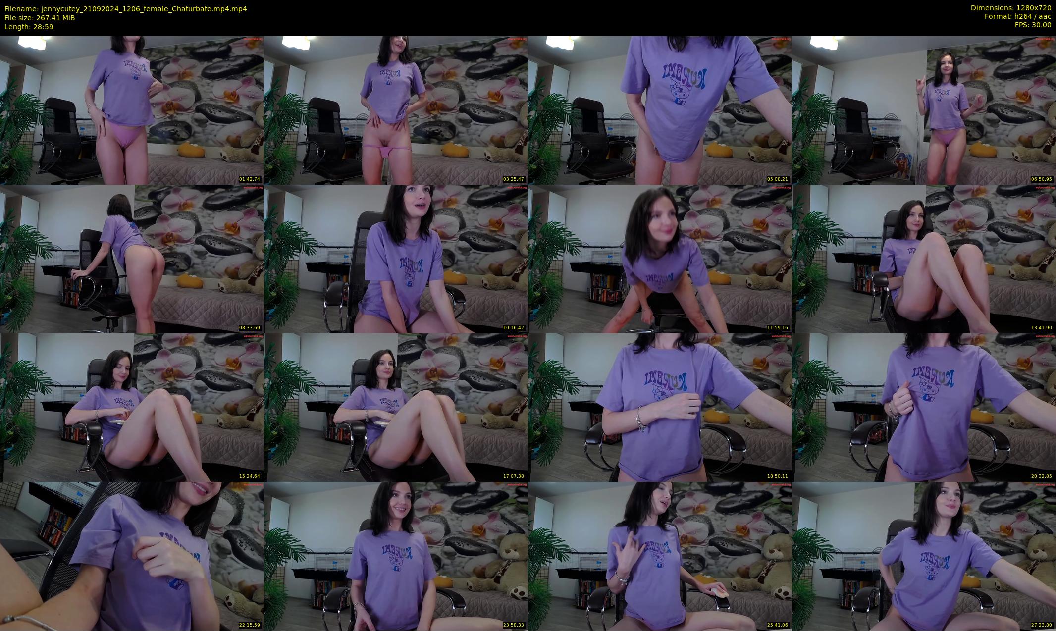 jennycutey — 29 minute Chaturbate female cam show recording, 720p, Sep 21, 2024