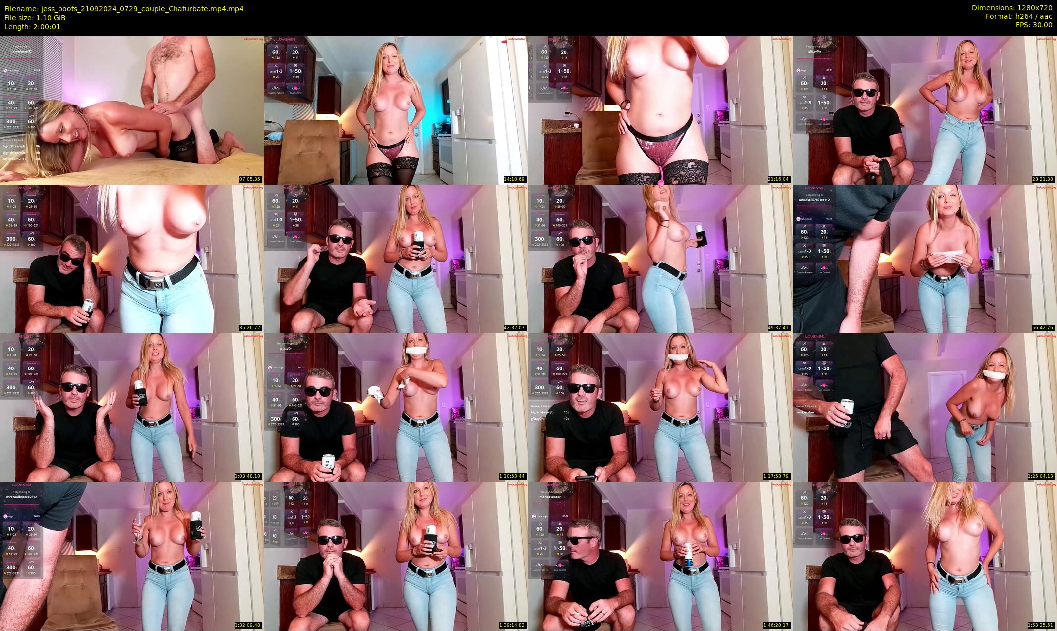 jess_boots — 121 minute Chaturbate female cam show recording, 720p, Sep 21, 2024