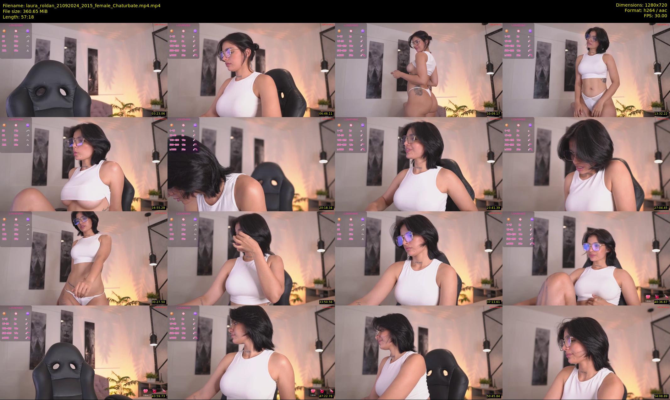 laura_roldan — 58 minute Chaturbate female cam show recording, 720p, Sep 21, 2024