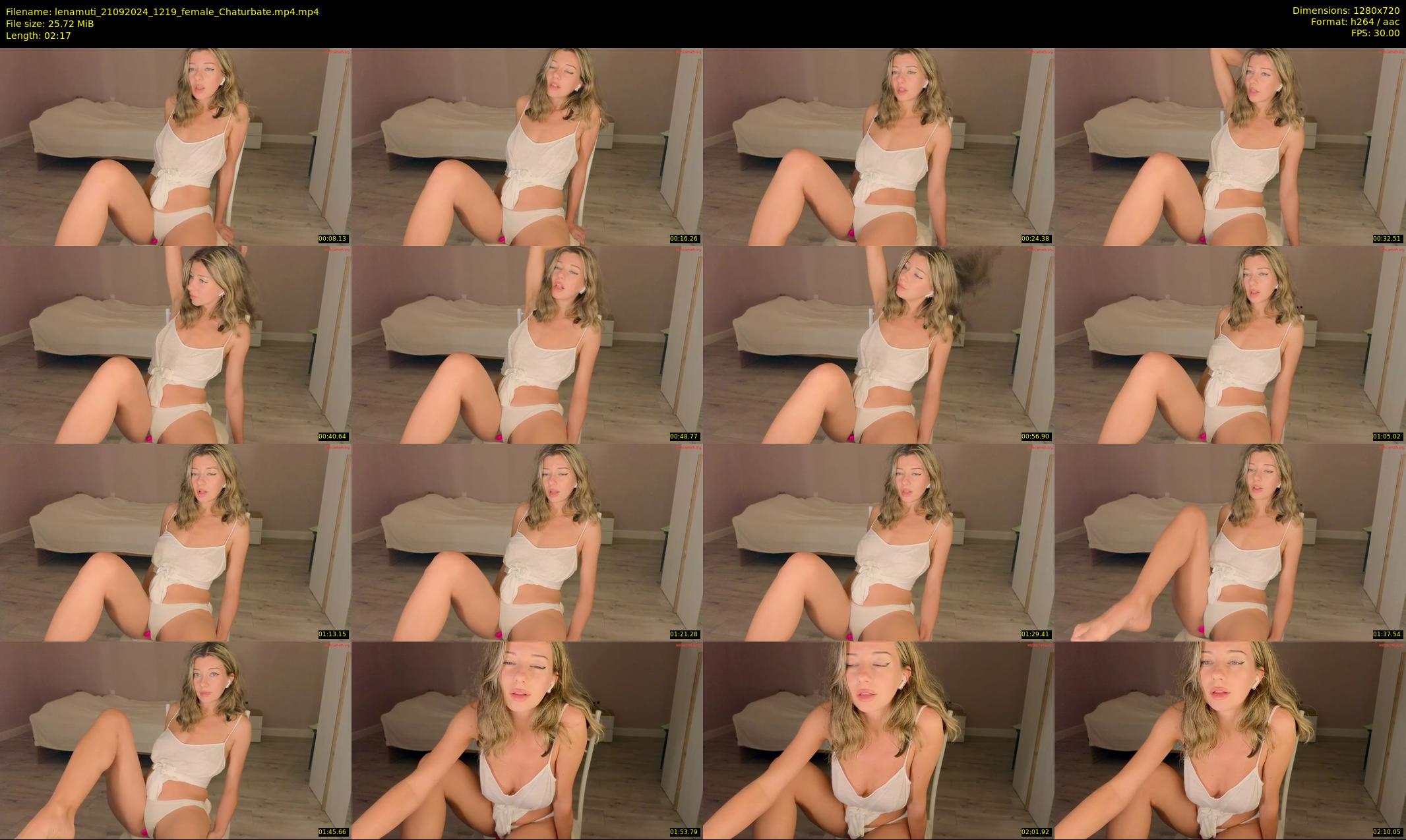 lenamuti — 3 minute Chaturbate female cam show recording, 720p, Sep 21, 2024