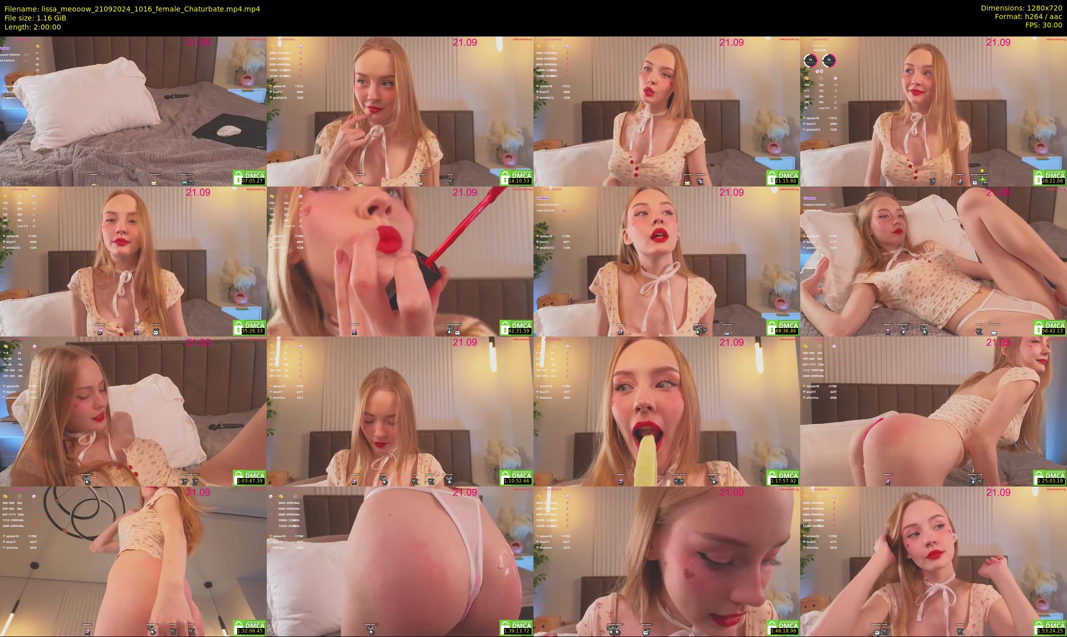 lissa_meooow — 120 minute Chaturbate female cam show recording, 720p, Sep 21, 2024