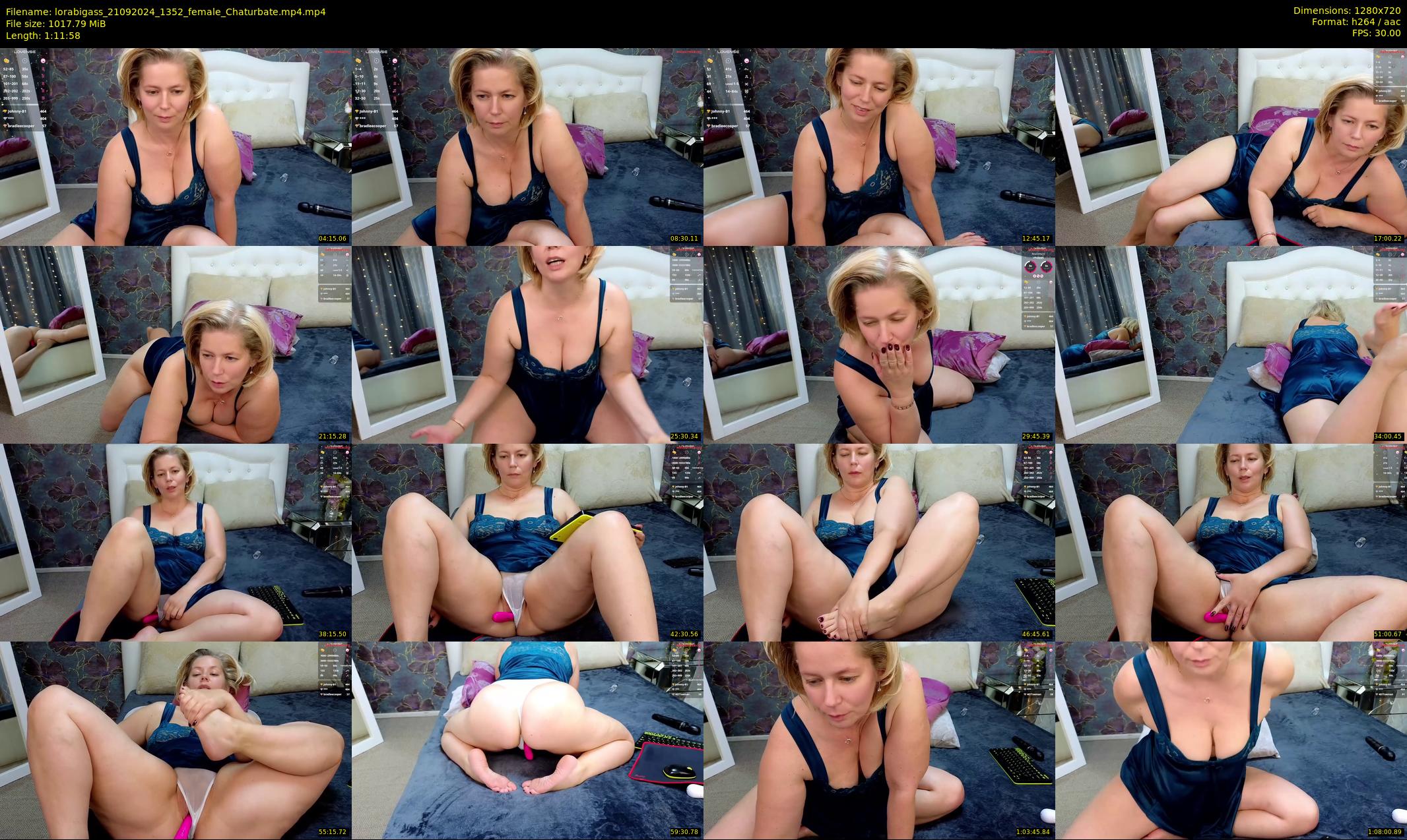 lorabigass — 72 minute Chaturbate female cam show recording, 720p, Sep 21, 2024