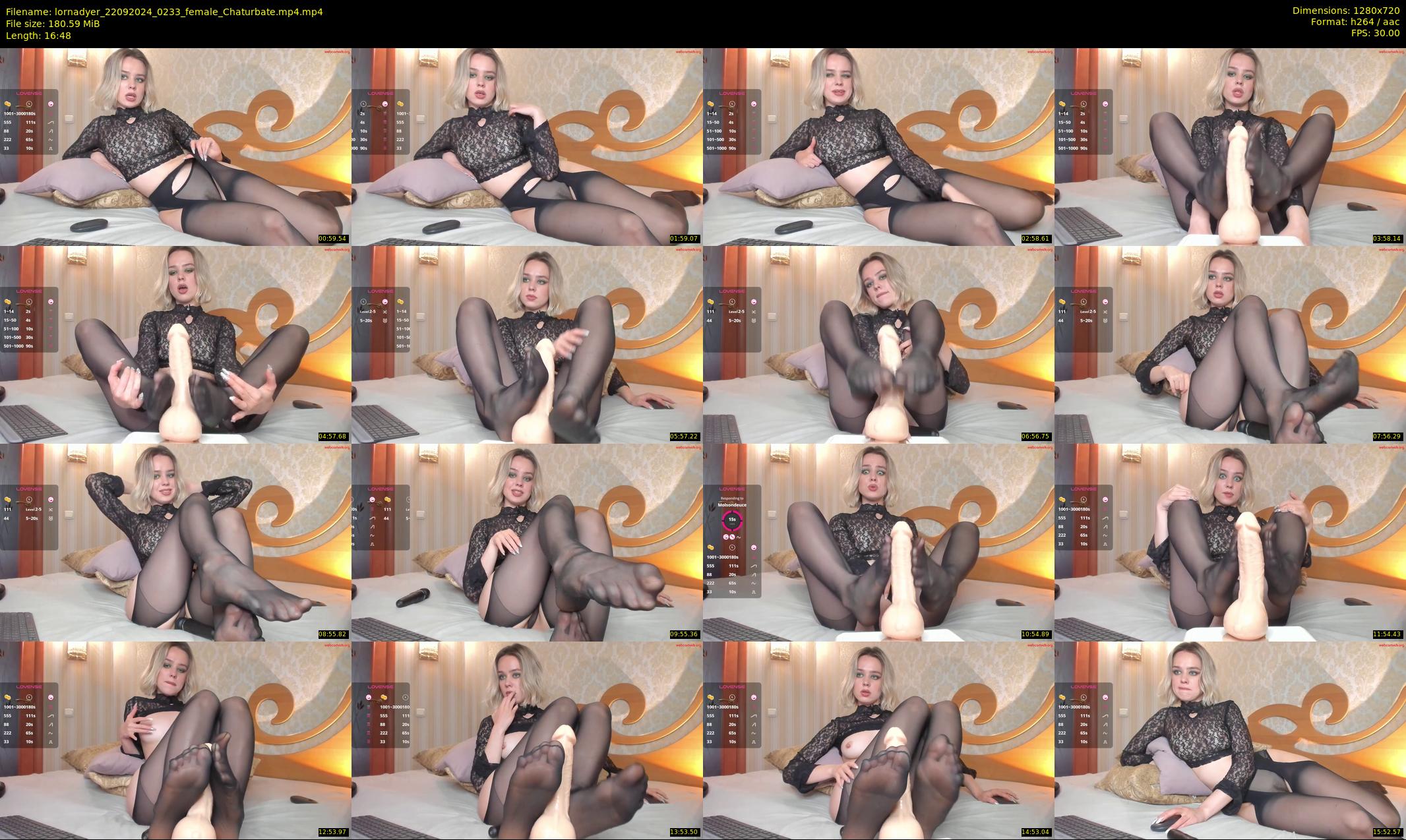 lornadyer — 17 minute Chaturbate female cam show recording, 720p, Sep 22, 2024