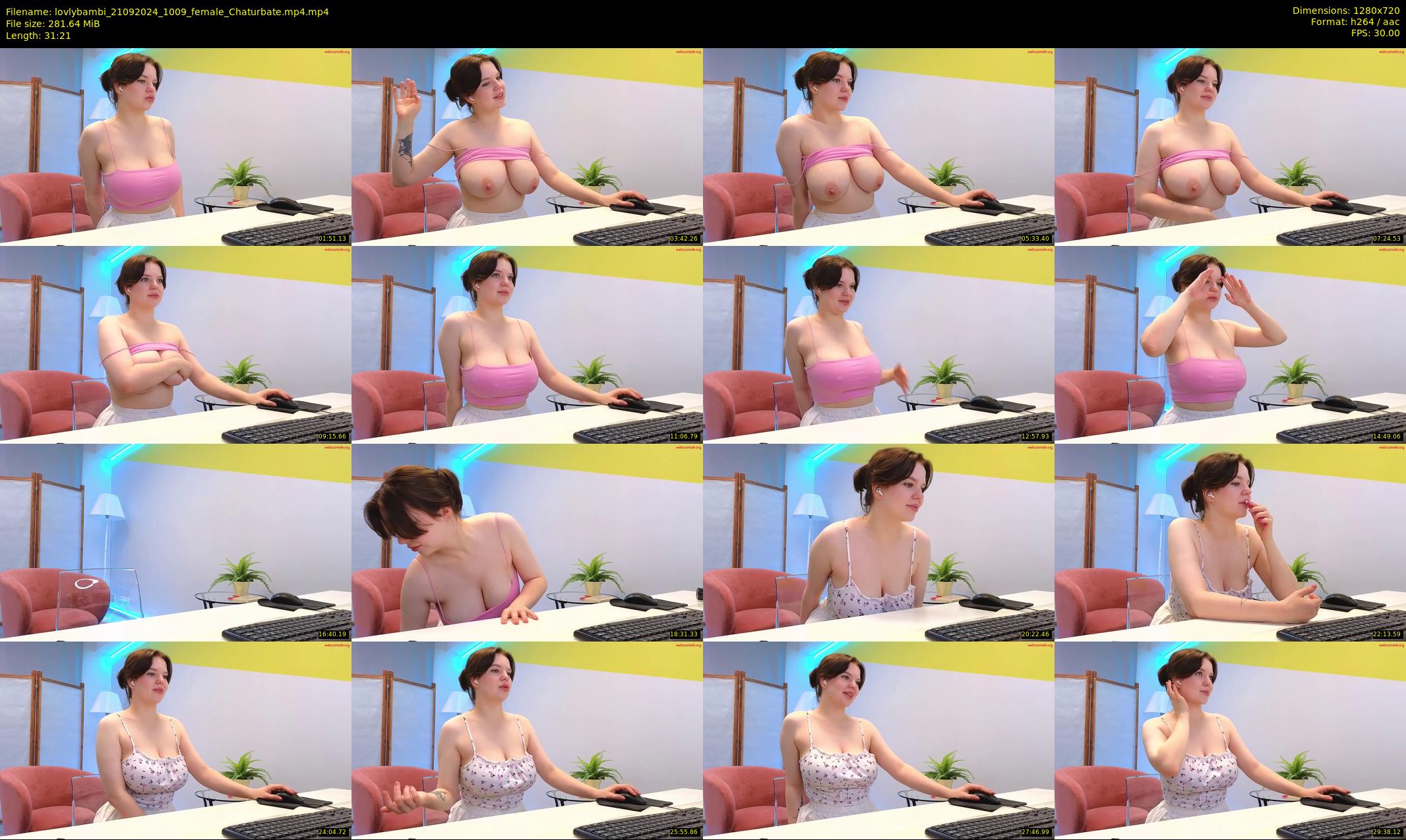 lovlybambi — 32 minute Chaturbate female cam show recording, 720p, Sep 21, 2024