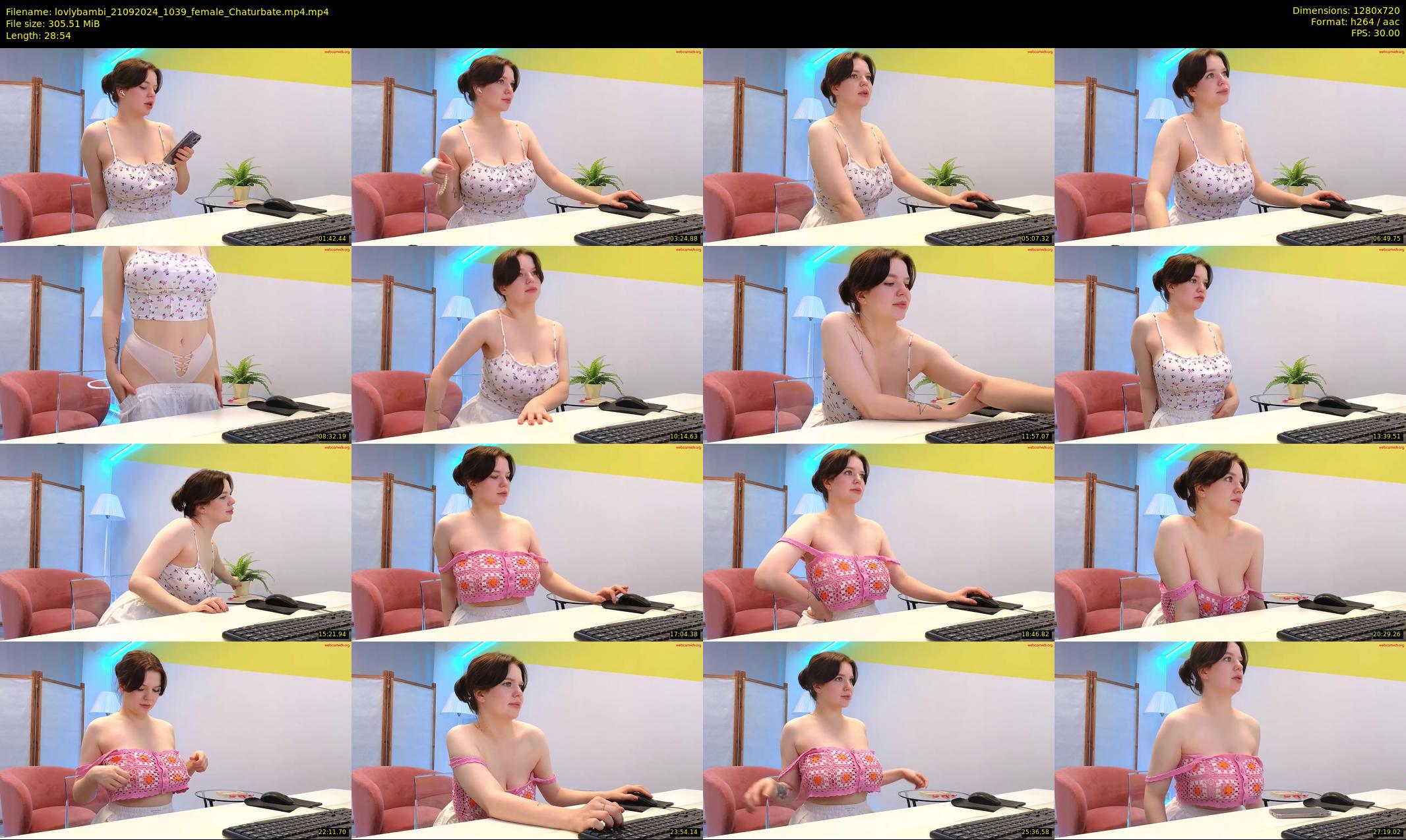 lovlybambi — 29 minute Chaturbate female cam show recording, 720p, Sep 21, 2024