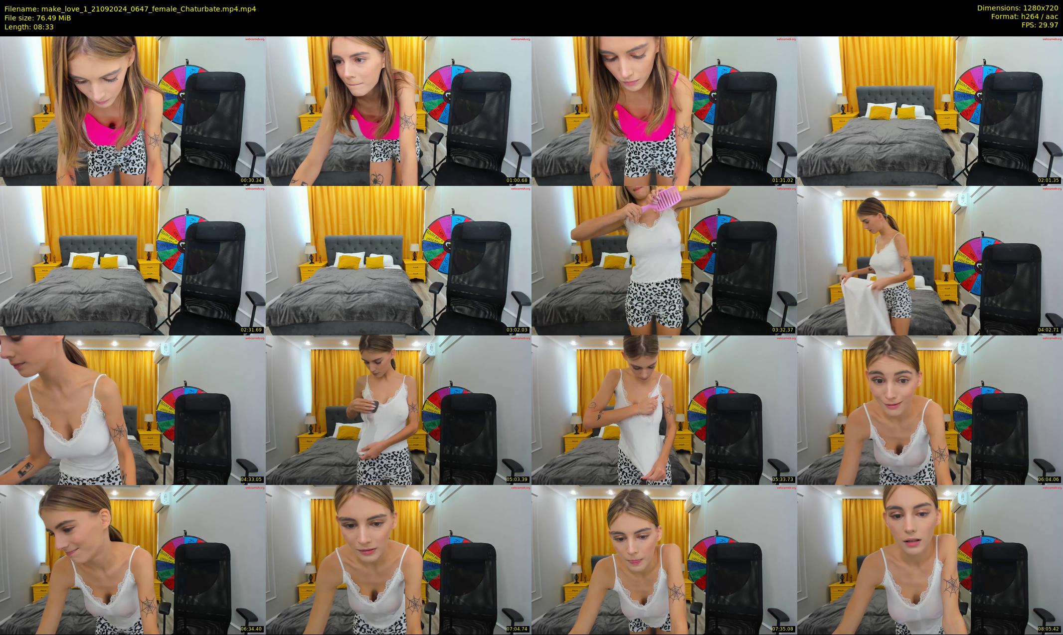 make_love_1 — 9 minute Chaturbate female cam show recording, 720p, Sep 21, 2024