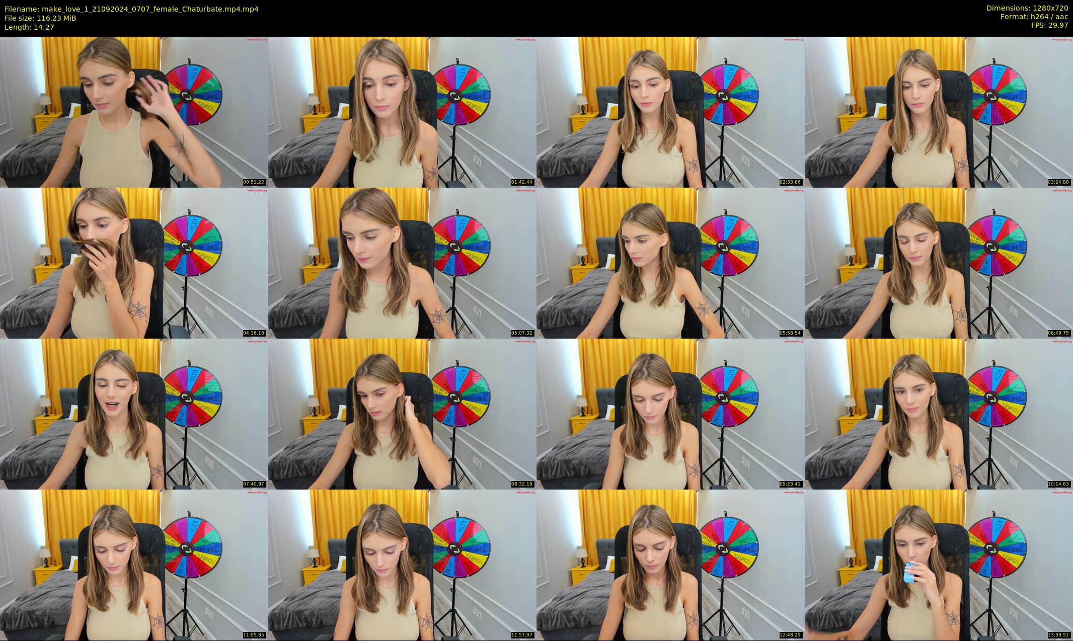 make_love_1 — 15 minute Chaturbate female cam show recording, 720p, Sep 21, 2024