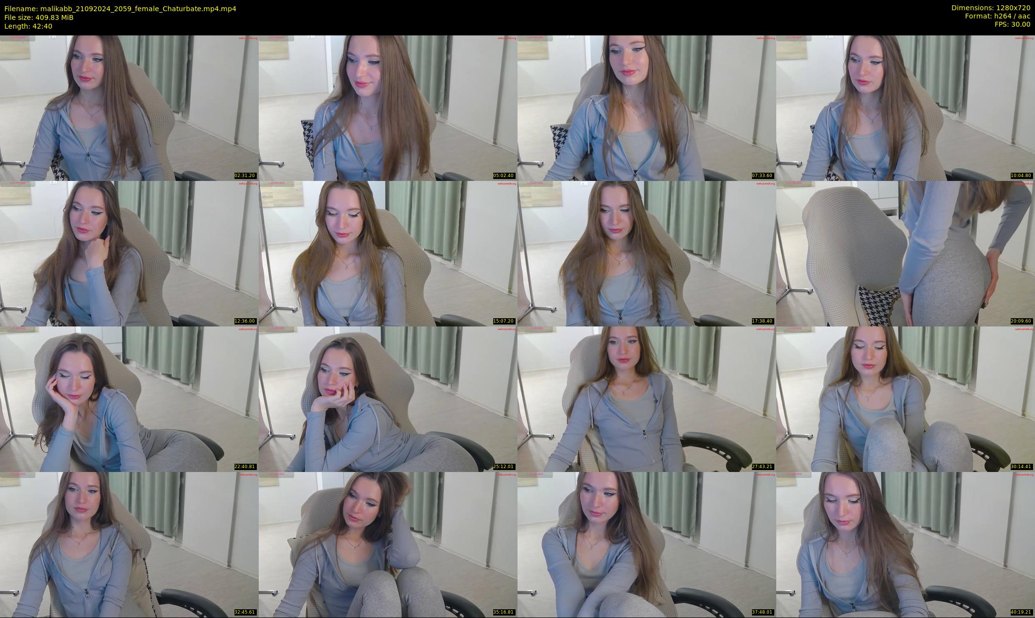malikabb — 43 minute Chaturbate female cam show recording, 720p, Sep 21, 2024