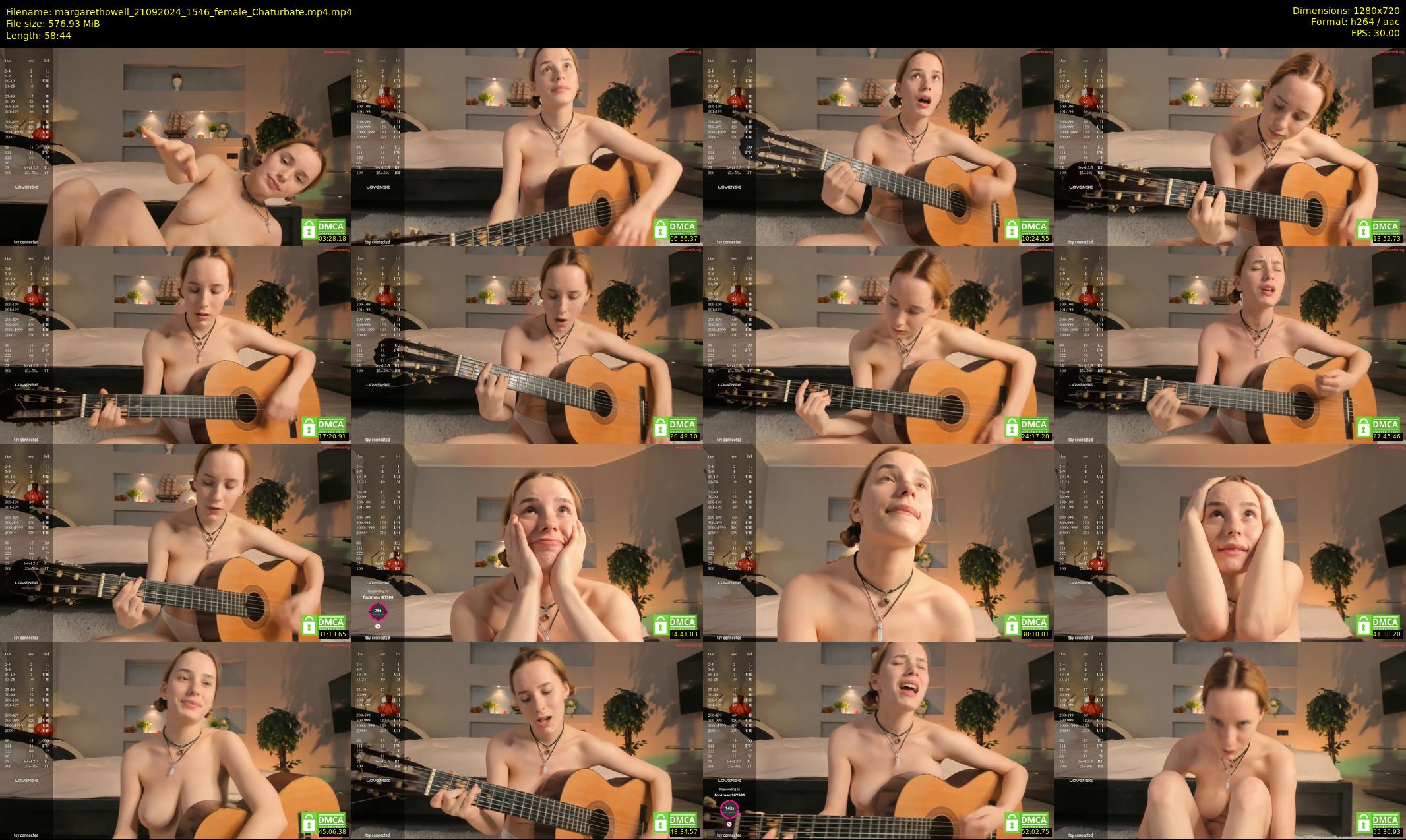 margarethowell — 59 minute Chaturbate female cam show recording, 720p, Sep 21, 2024