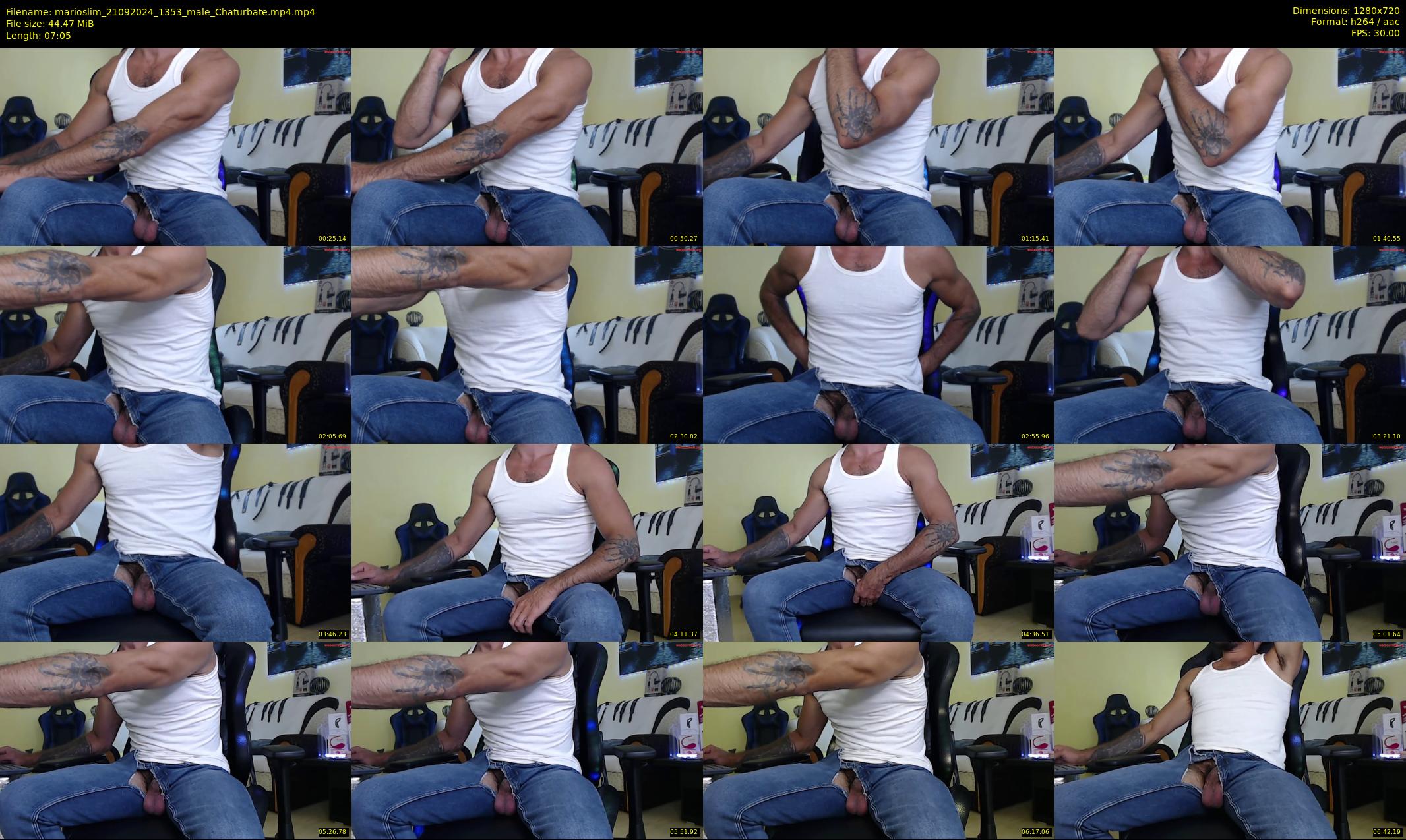 marioslim — 8 minute Chaturbate male cam show recording, 720p, Sep 21, 2024