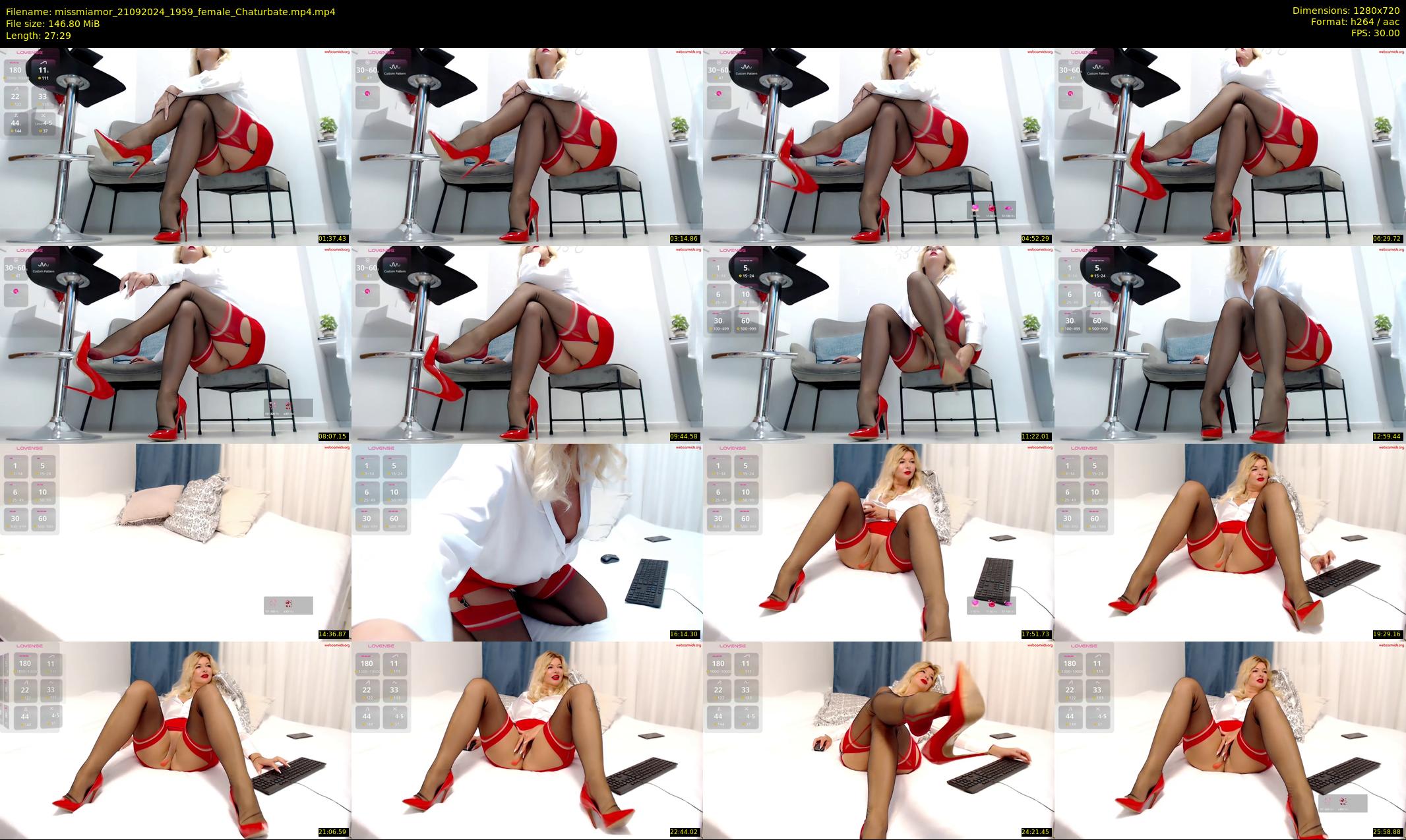 missmiamor — 28 minute Chaturbate female cam show recording, 720p, Sep 21, 2024