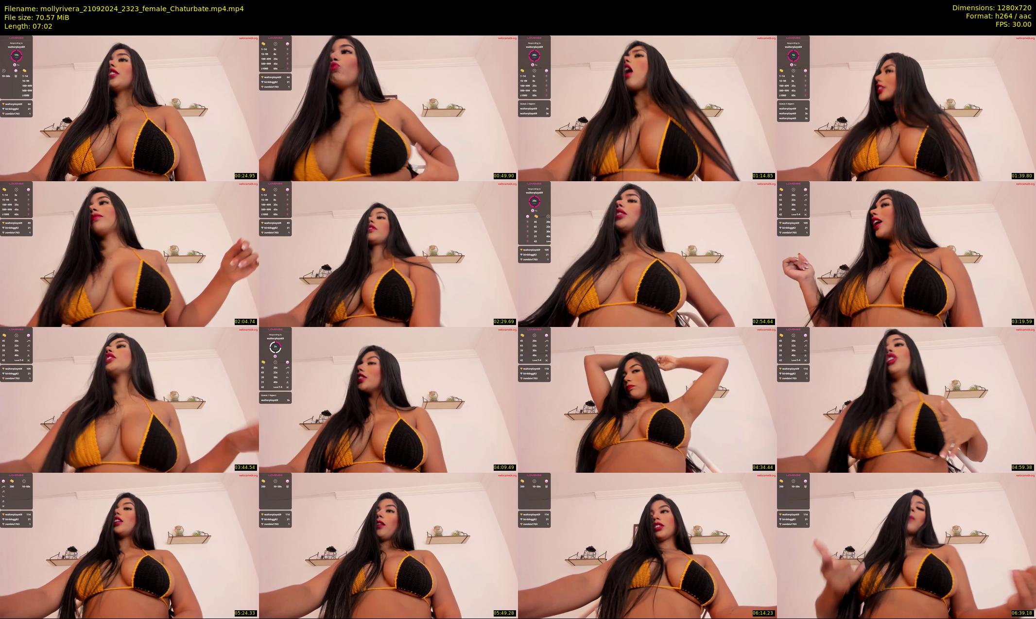 mollyrivera — 8 minute Chaturbate female cam show recording, 720p, Sep 21, 2024
