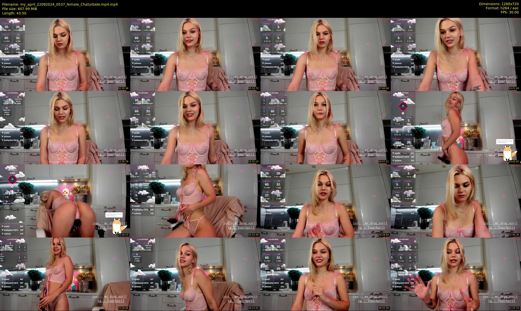 my_april — 44 minute Chaturbate female cam show recording, 720p, Sep 22, 2024