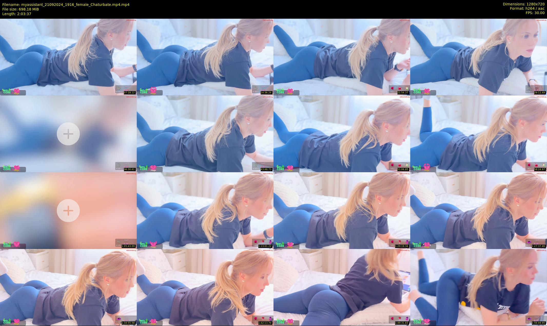 myassistant — 124 minute Chaturbate female cam show recording, 720p, Sep 21, 2024