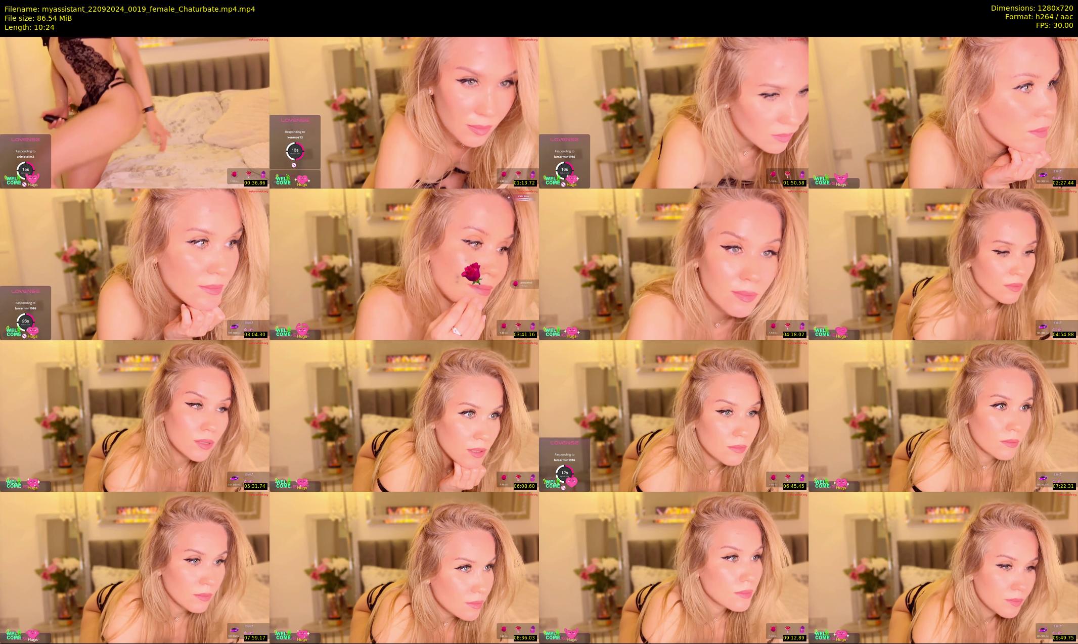 myassistant — 11 minute Chaturbate female cam show recording, 720p, Sep 22, 2024