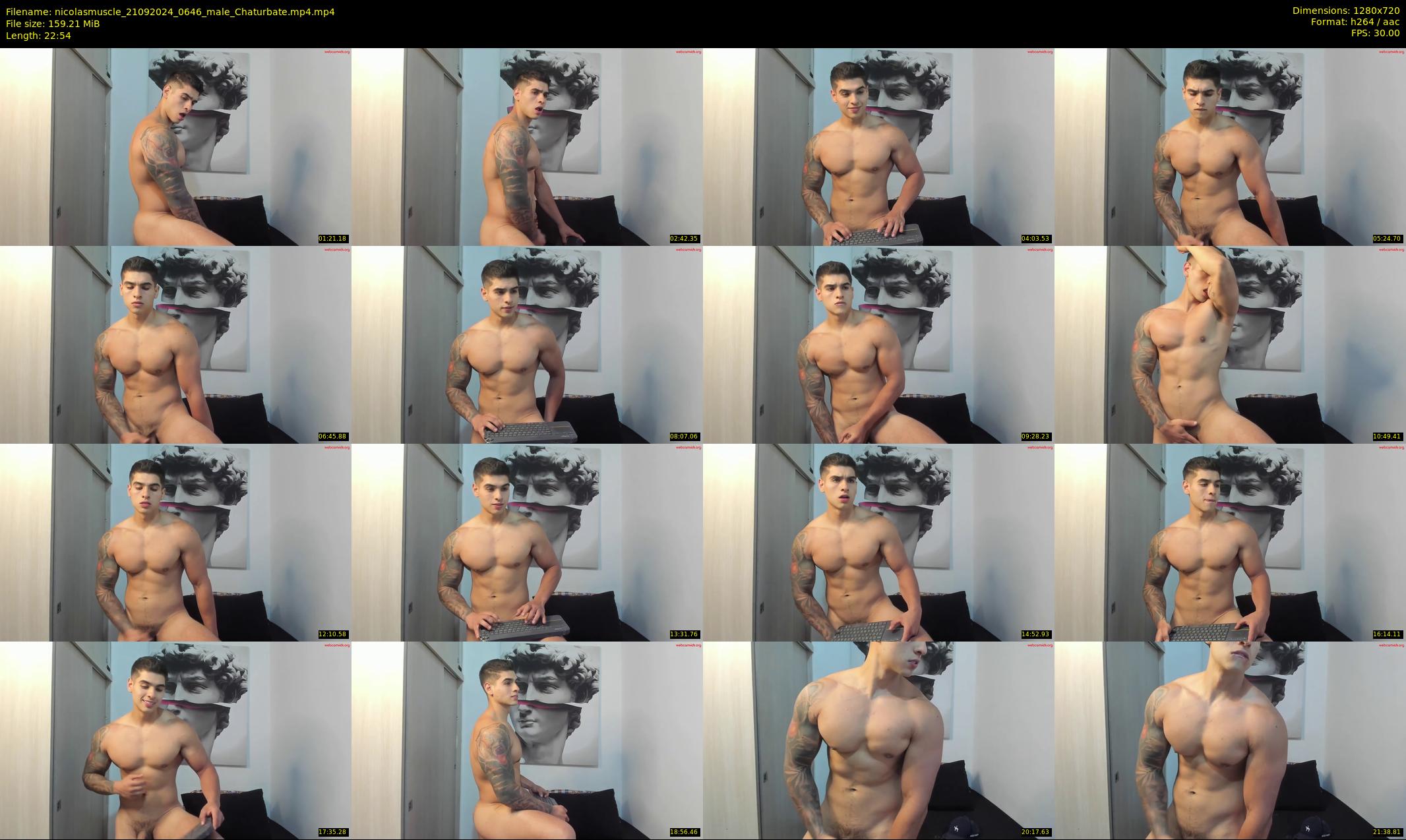 nicolasmuscle — 23 minute Chaturbate male cam show recording, 720p, Sep 21, 2024