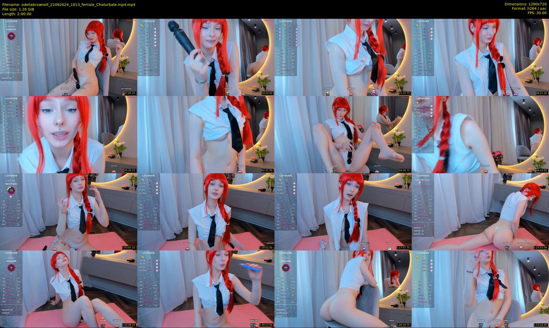 odeliabrownell — 120 minute Chaturbate female cam show recording, 720p, Sep 21, 2024