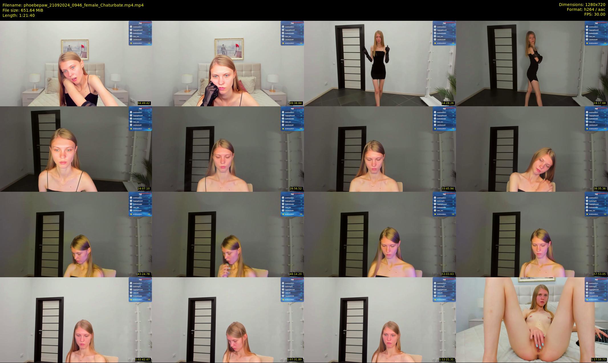 phoebepaw — 82 minute Chaturbate female cam show recording, 720p, Sep 21, 2024
