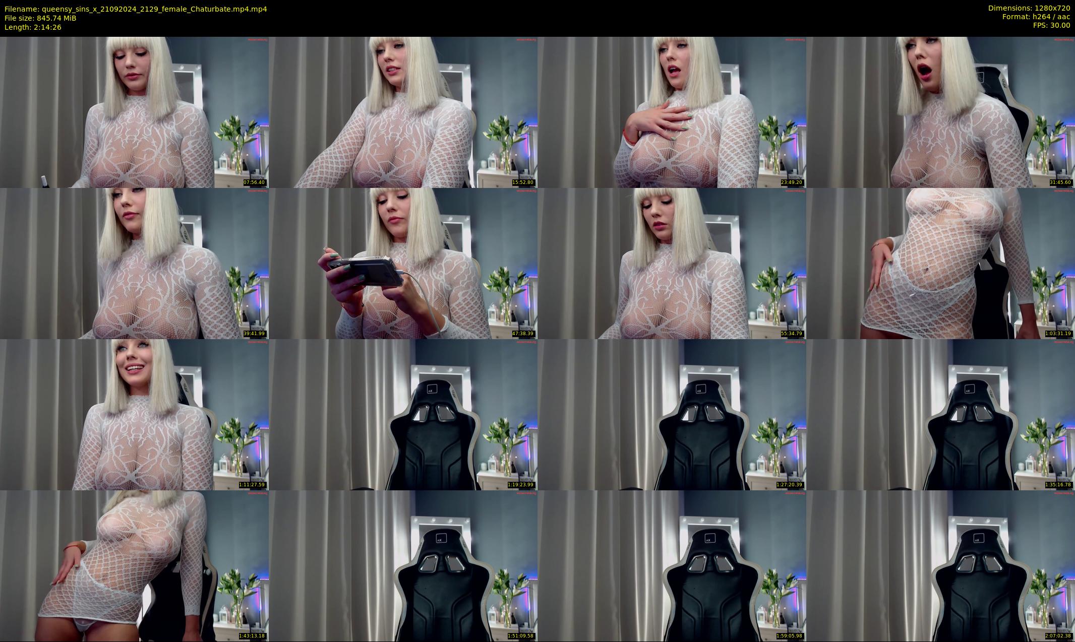 queensy_sins_x — 135 minute Chaturbate female cam show recording, 720p, Sep 21, 2024