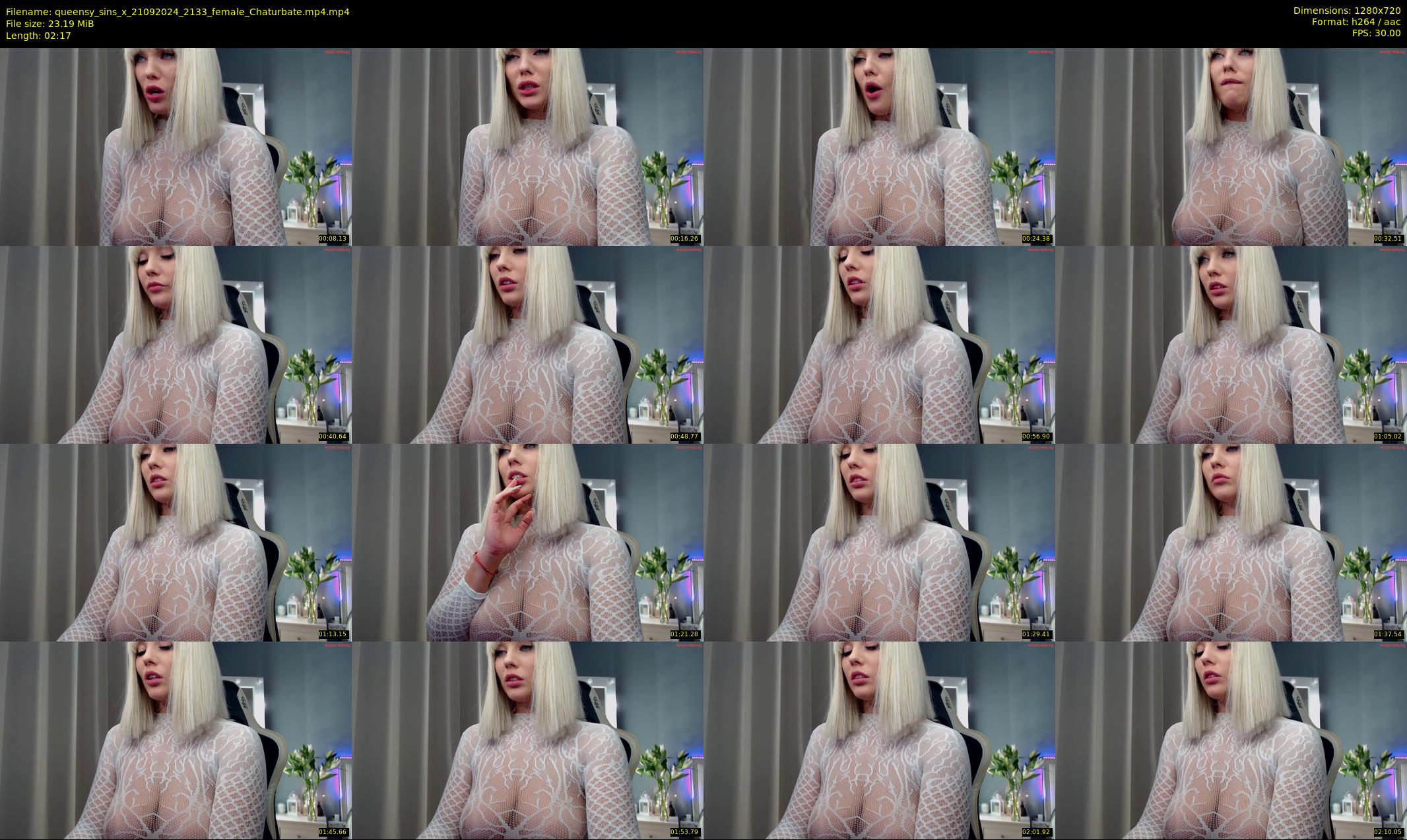 queensy_sins_x — 3 minute Chaturbate female cam show recording, 720p, Sep 21, 2024